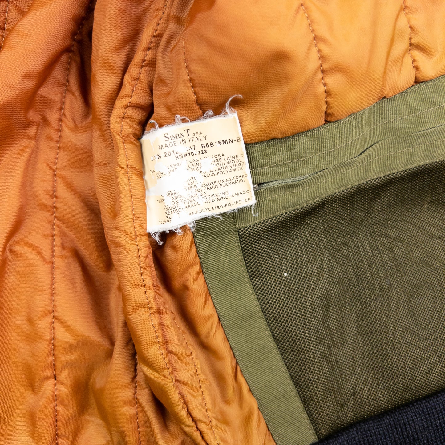 Vintage Armani Jeans Padded Jacket Size L