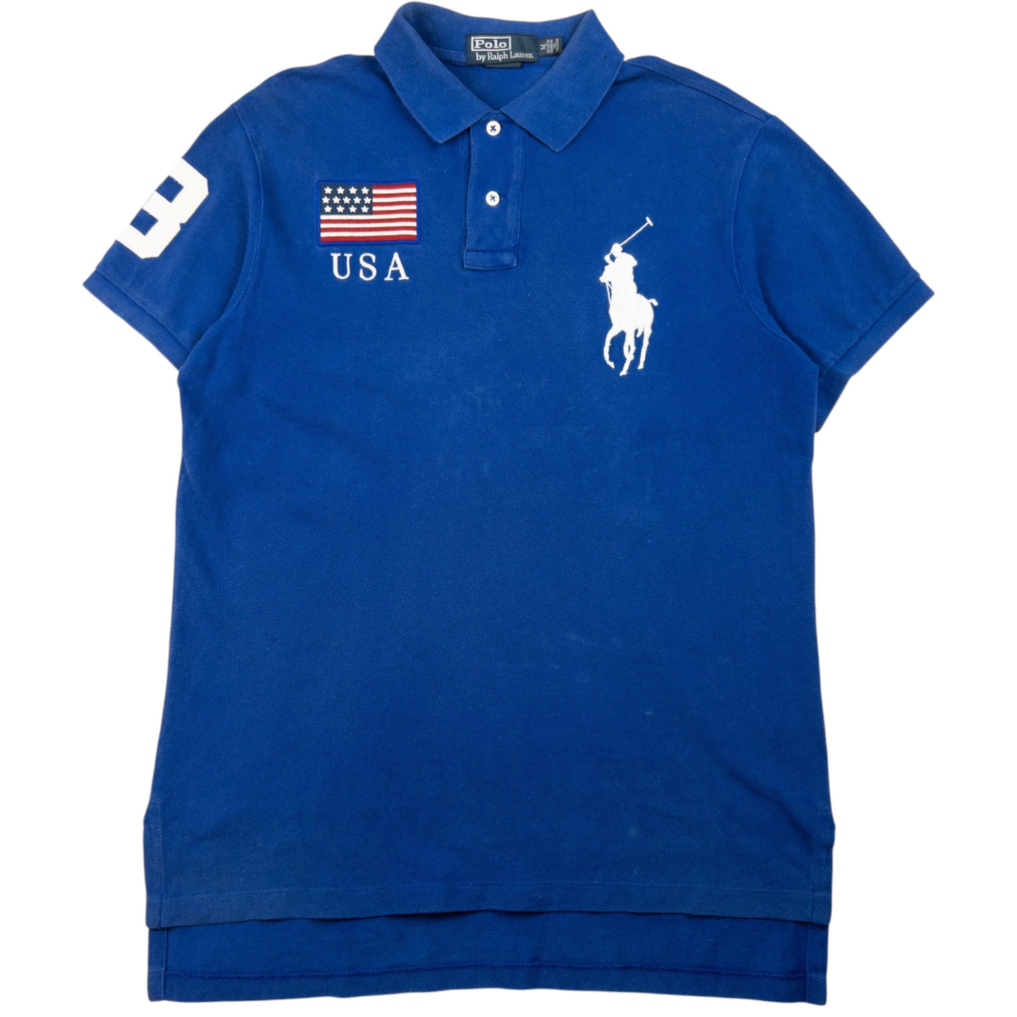 Vintage Polo Ralph Lauren USA Polo Shirt Size M