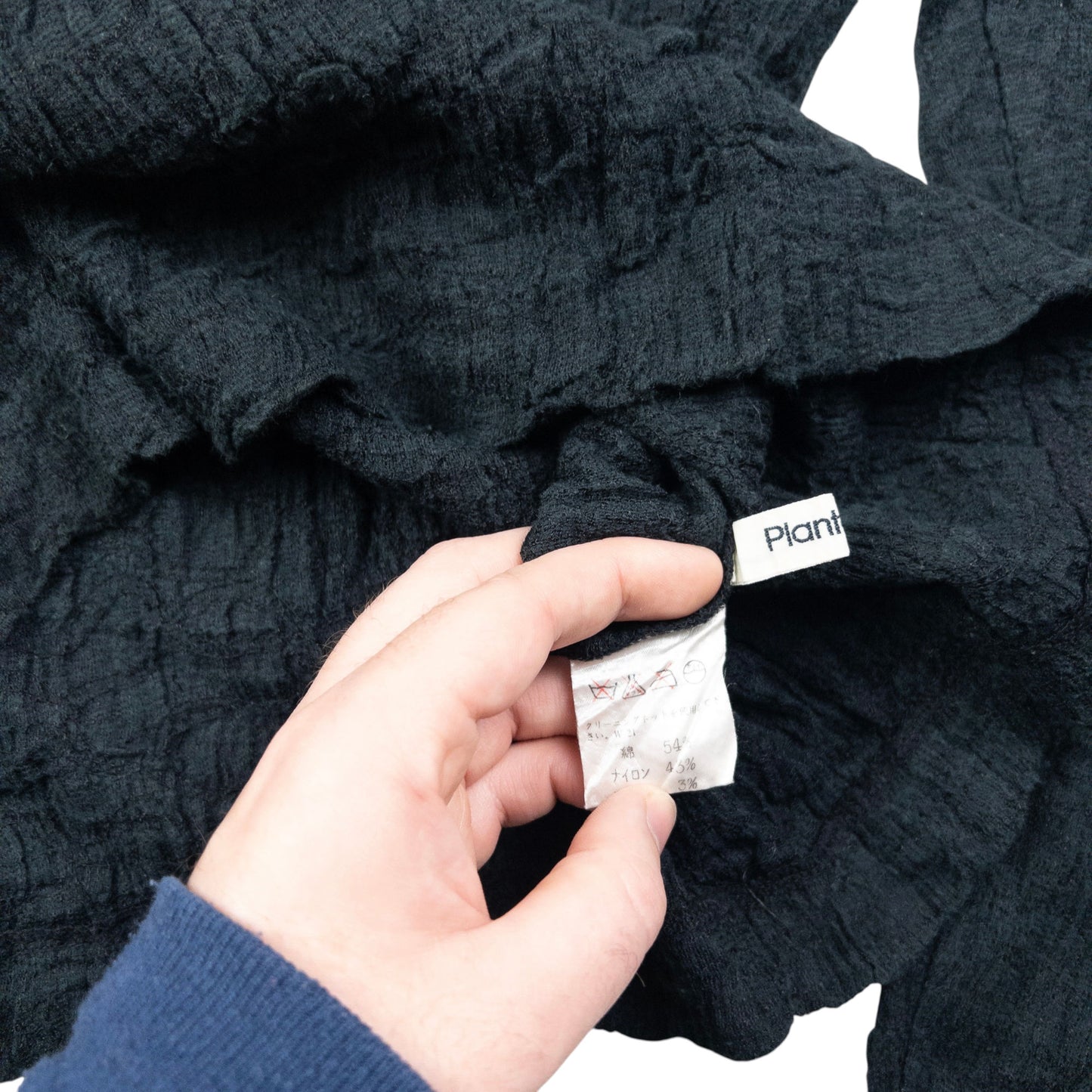 Vintage Plantation By Issey Miyake Mock Neck Long Sleeve Top Womens Size M