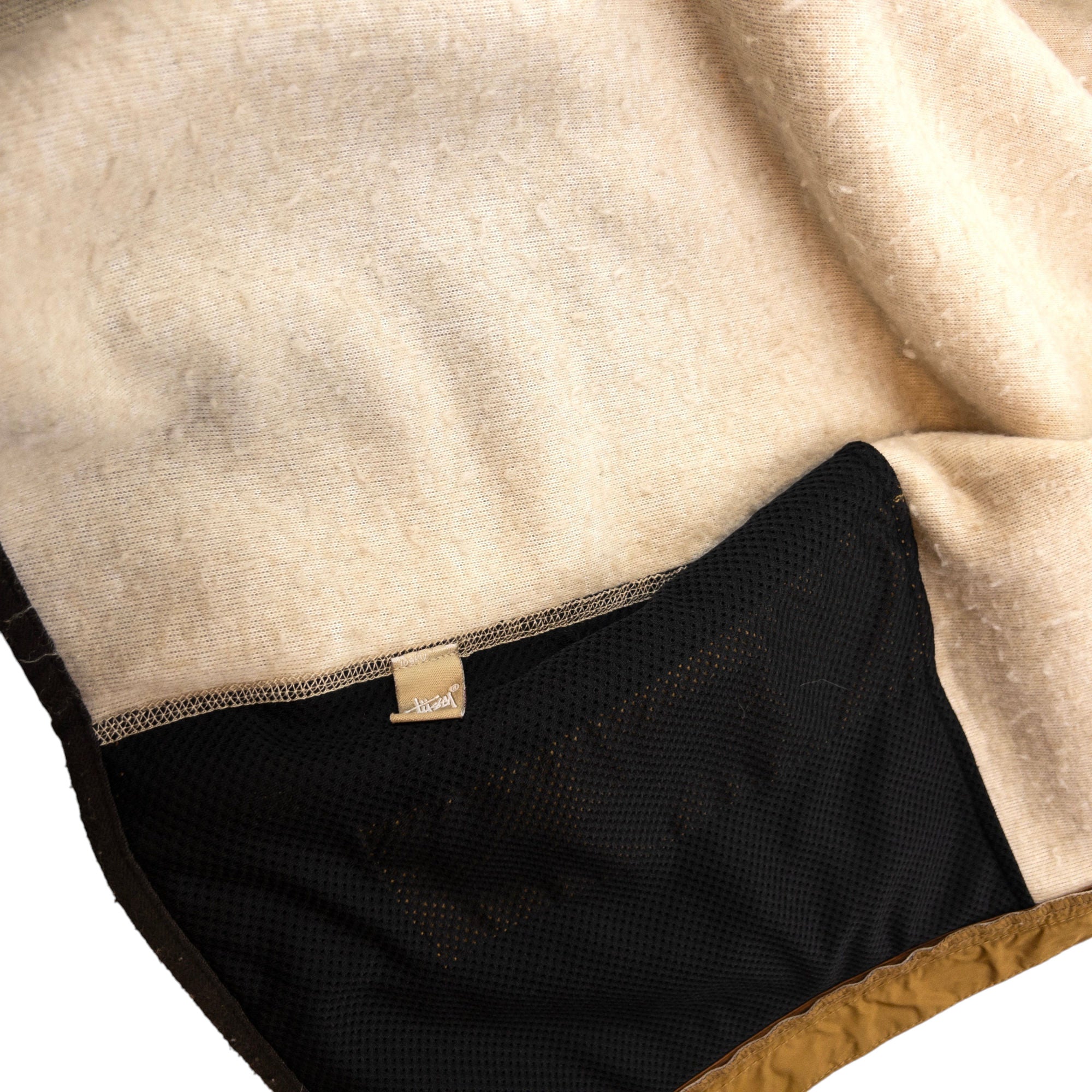 Vintage Stussy Zip Up Fleece Jacket Size S
