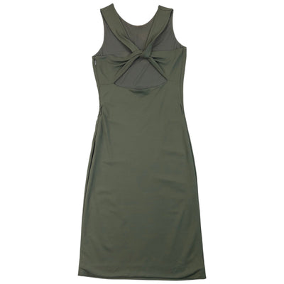 Vintage 2000s Gucci Twist-Back Dress in green