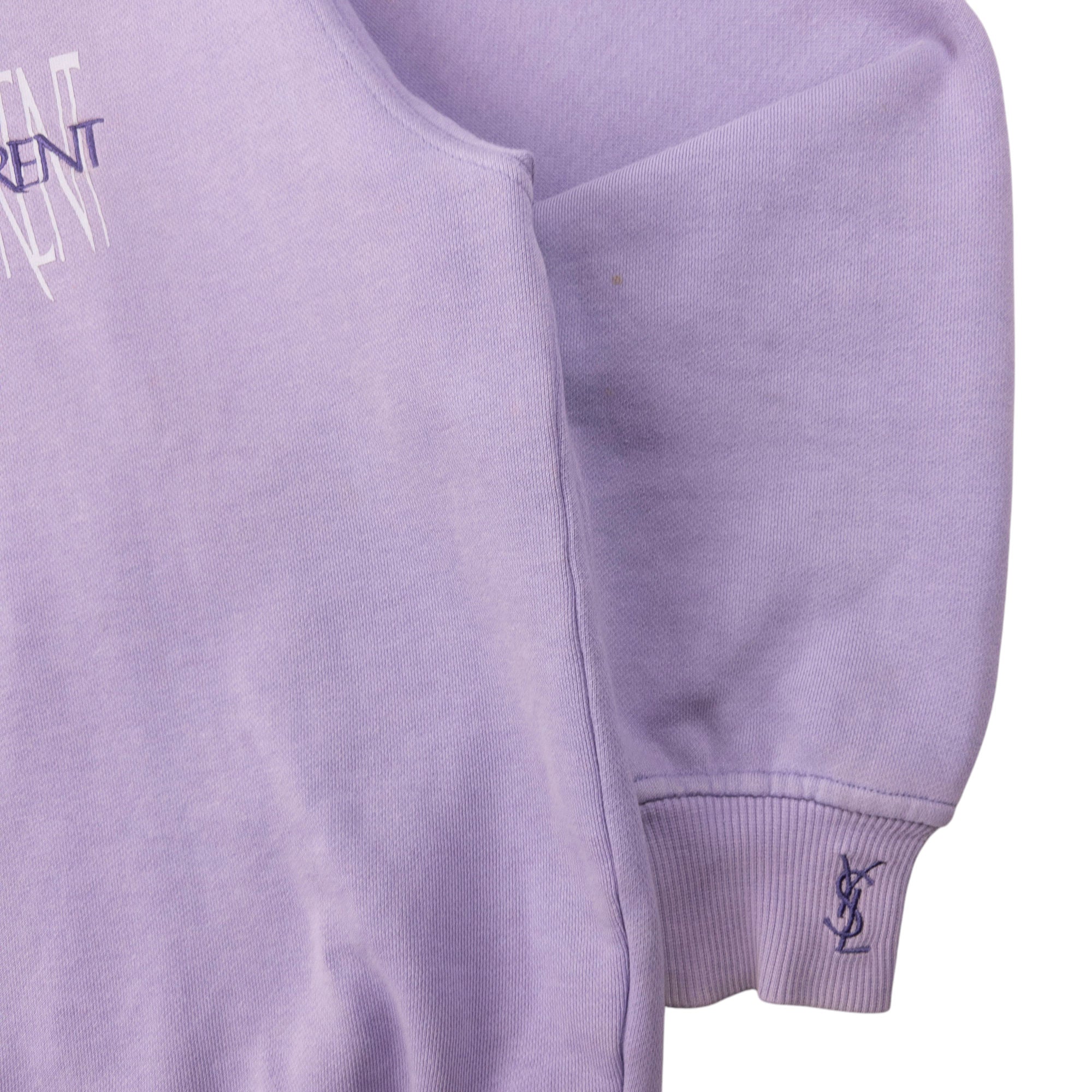 Vintage YSL Yves Saint Laurent Embroidered Sweatshirt Size S