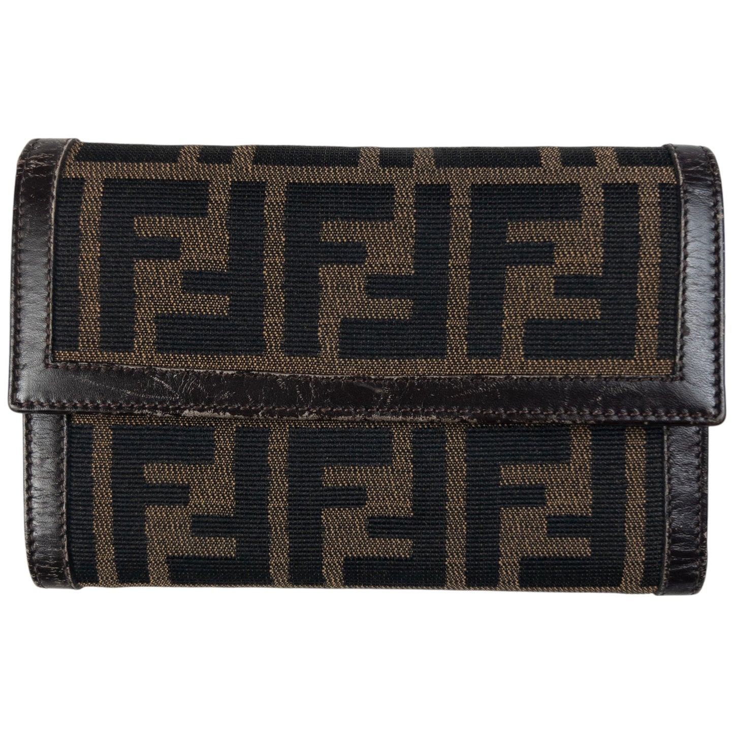 Vintage Fendi Monogram Tri-Fold Wallet