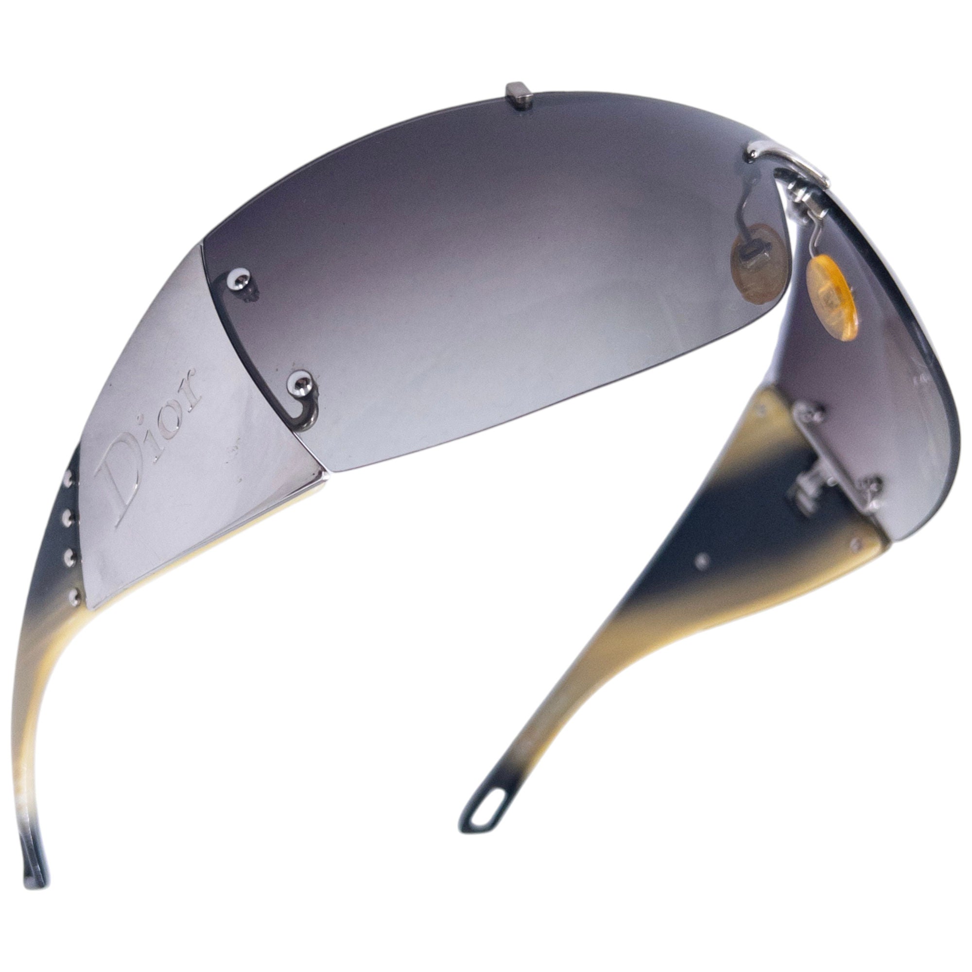 Vintage Dior Rimless Visor Sunglasses