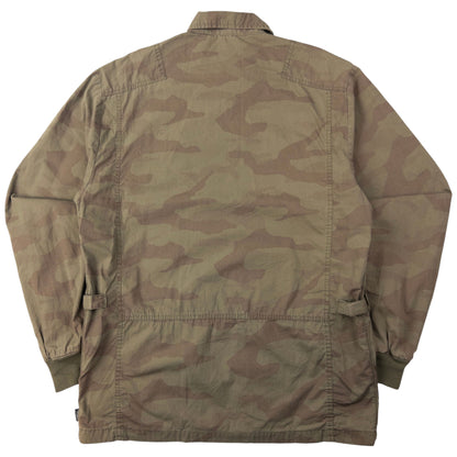 Vintage Stussy Camo Zip Up Jacket Size L