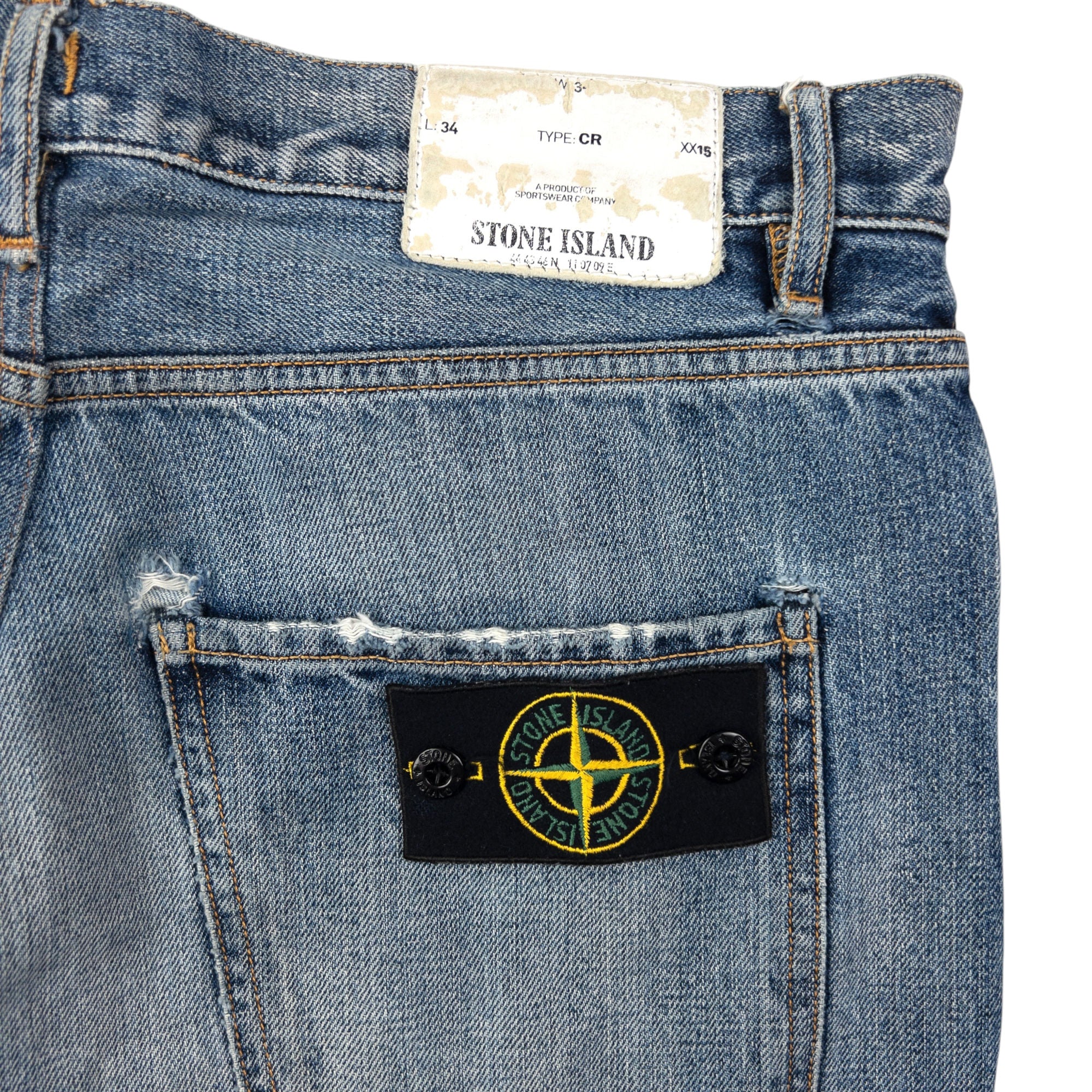 Vintage Stone Island Denim Jeans Size W33
