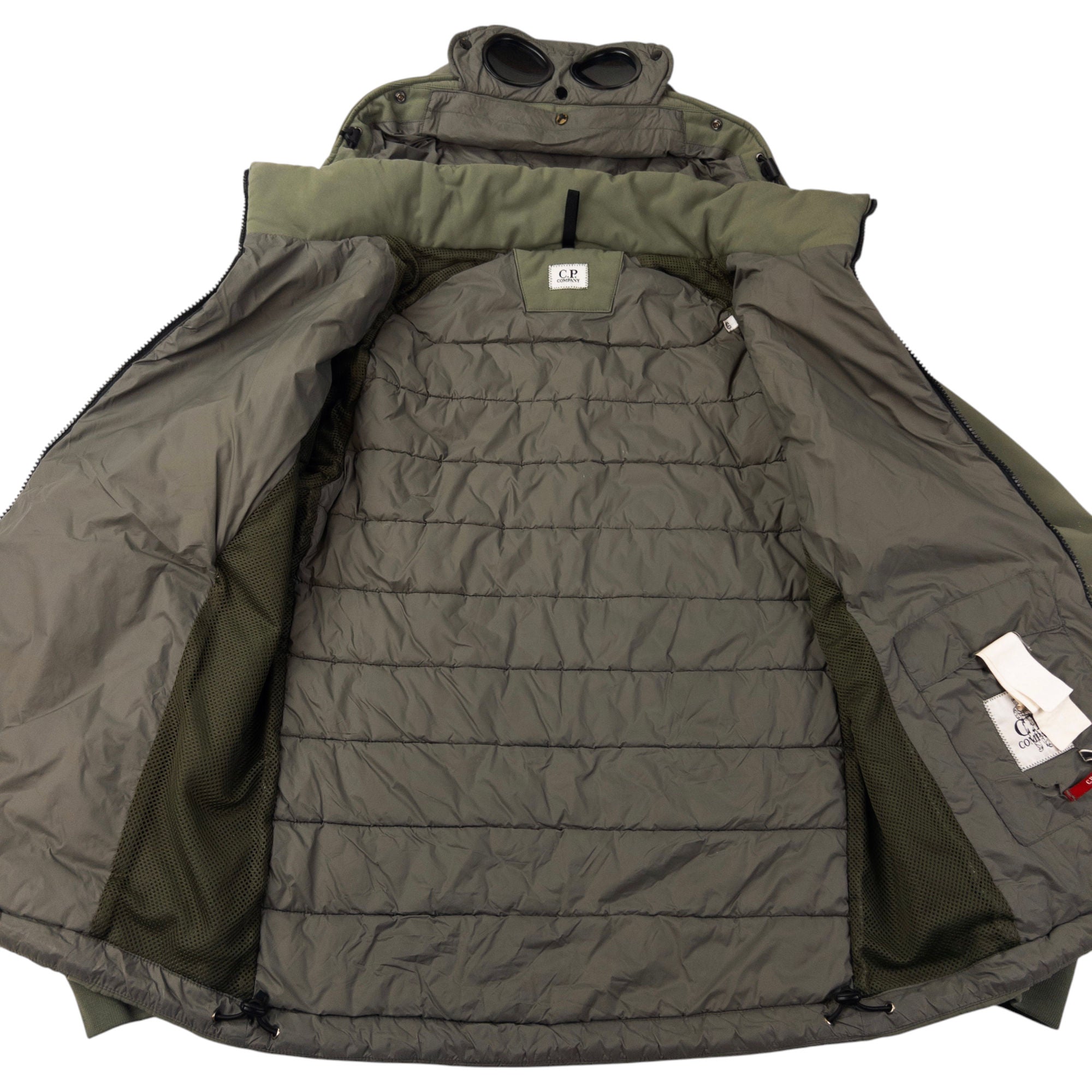 Vintage CP Company Goggle Hood Padded Shell Jacket Size S