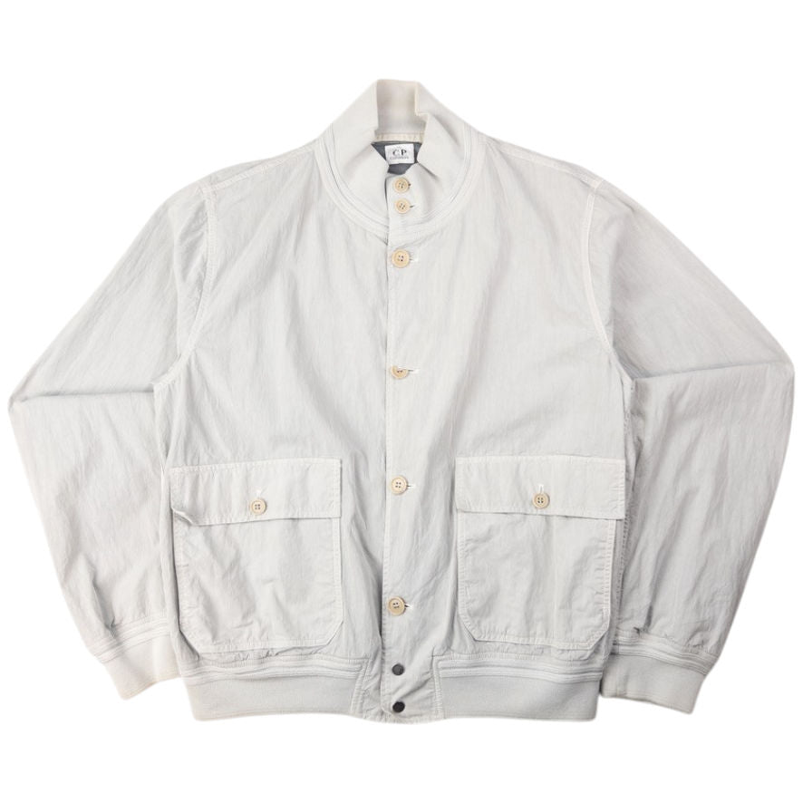 Vintage CP Company Button Up Bomber Jacket Size L