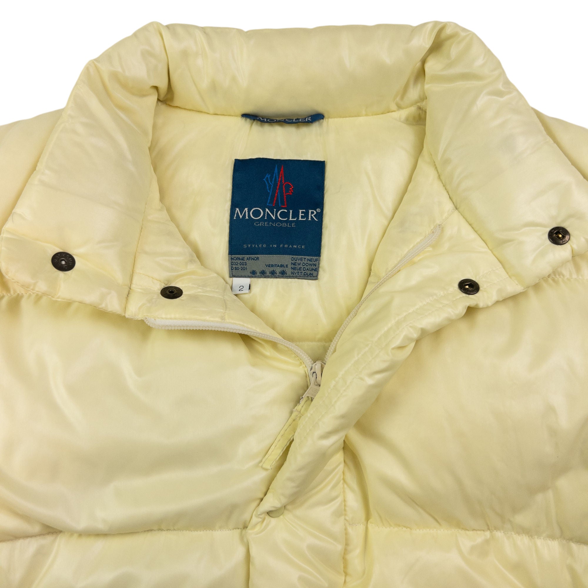 Vintage Moncler Zip Up Puffer Jacket Womens Size L