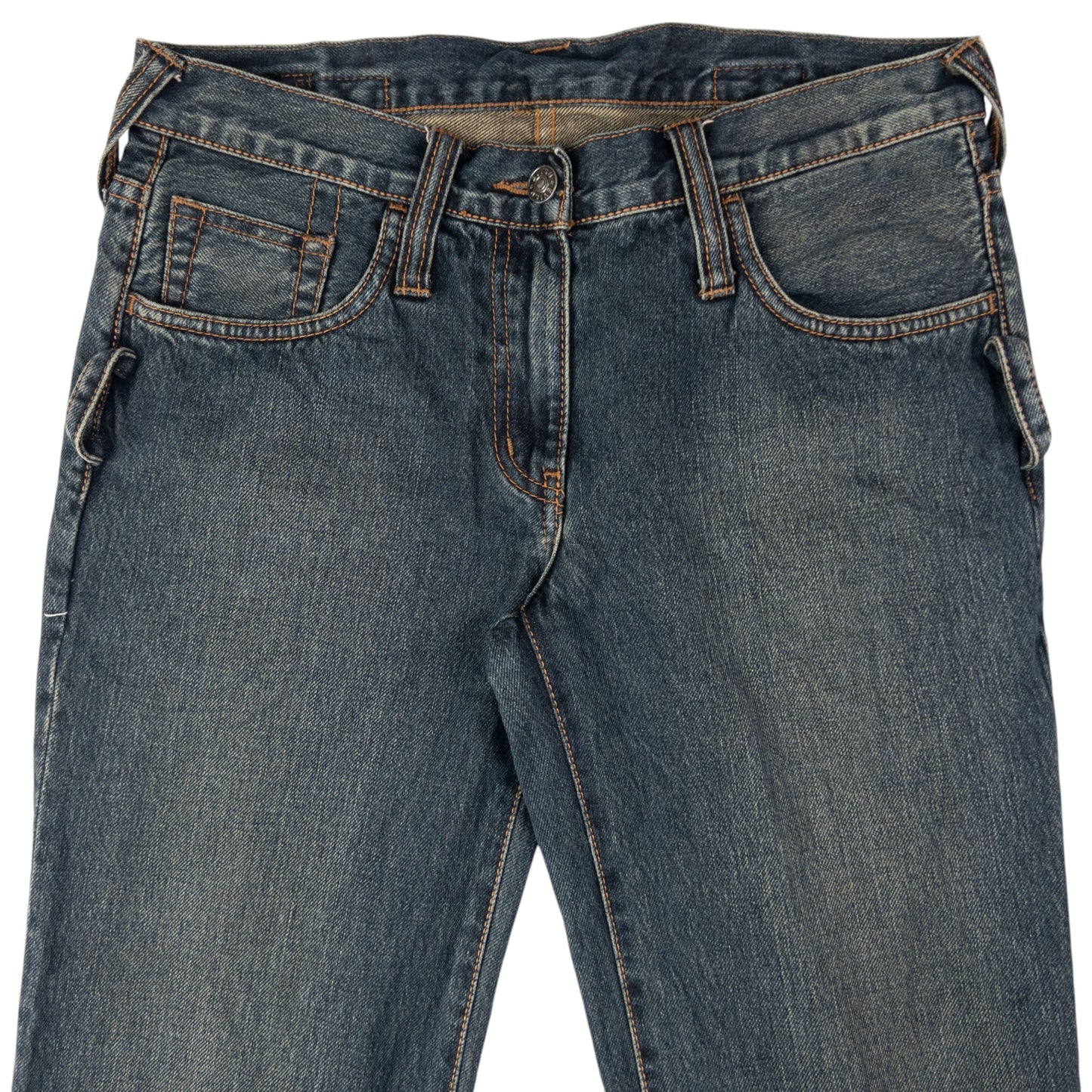 Vintage Evisu Zip Bondage Double Gull Japanese Denim Jeans Size W30