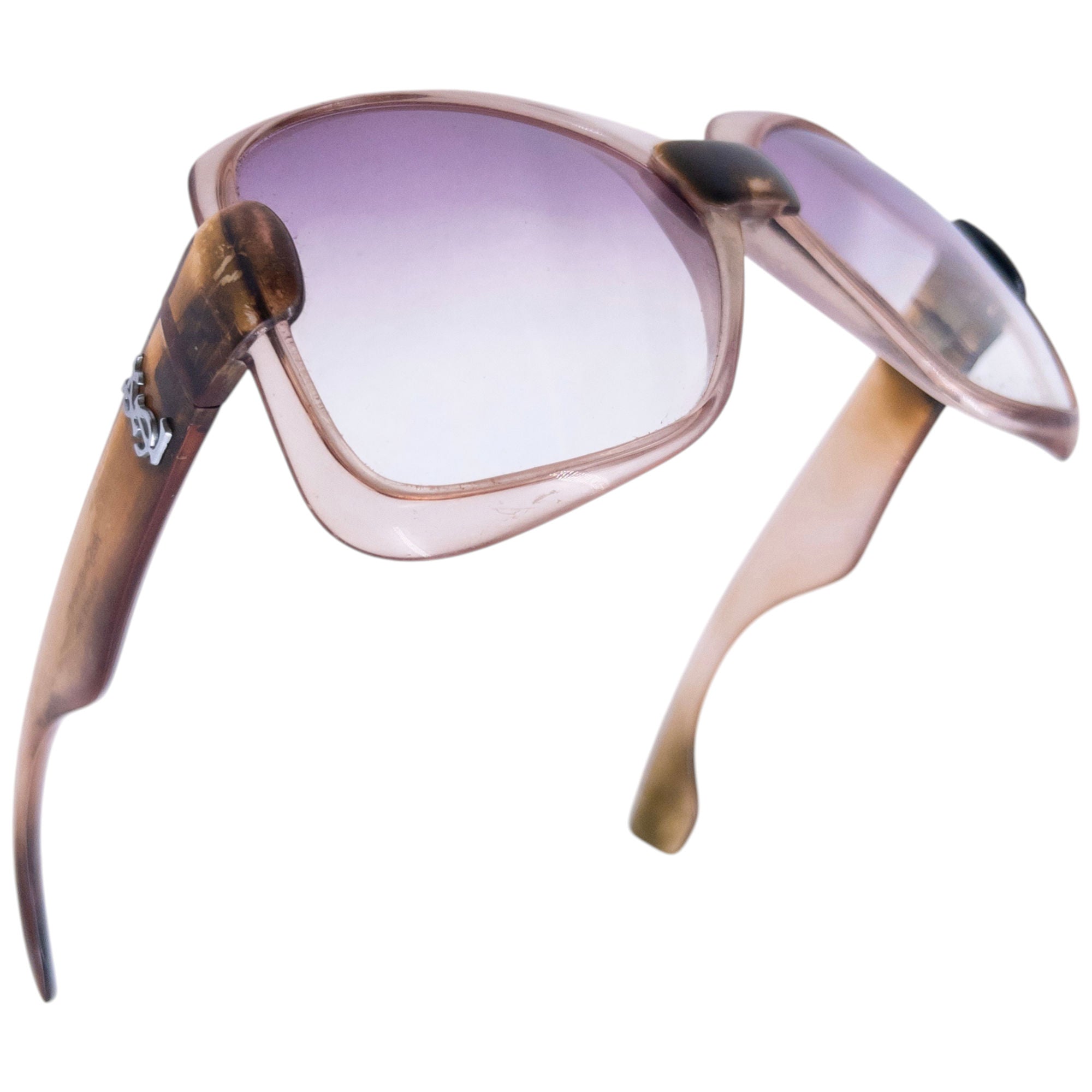 Vintage YSL Yves Saint Laurent Oversized Gradient Sunglasses