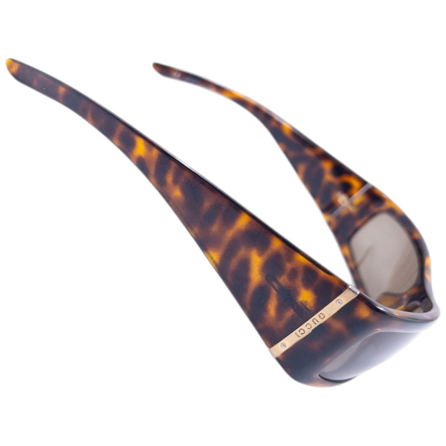 Vintage Gucci Tortoise Shell Monogram Sunglasses