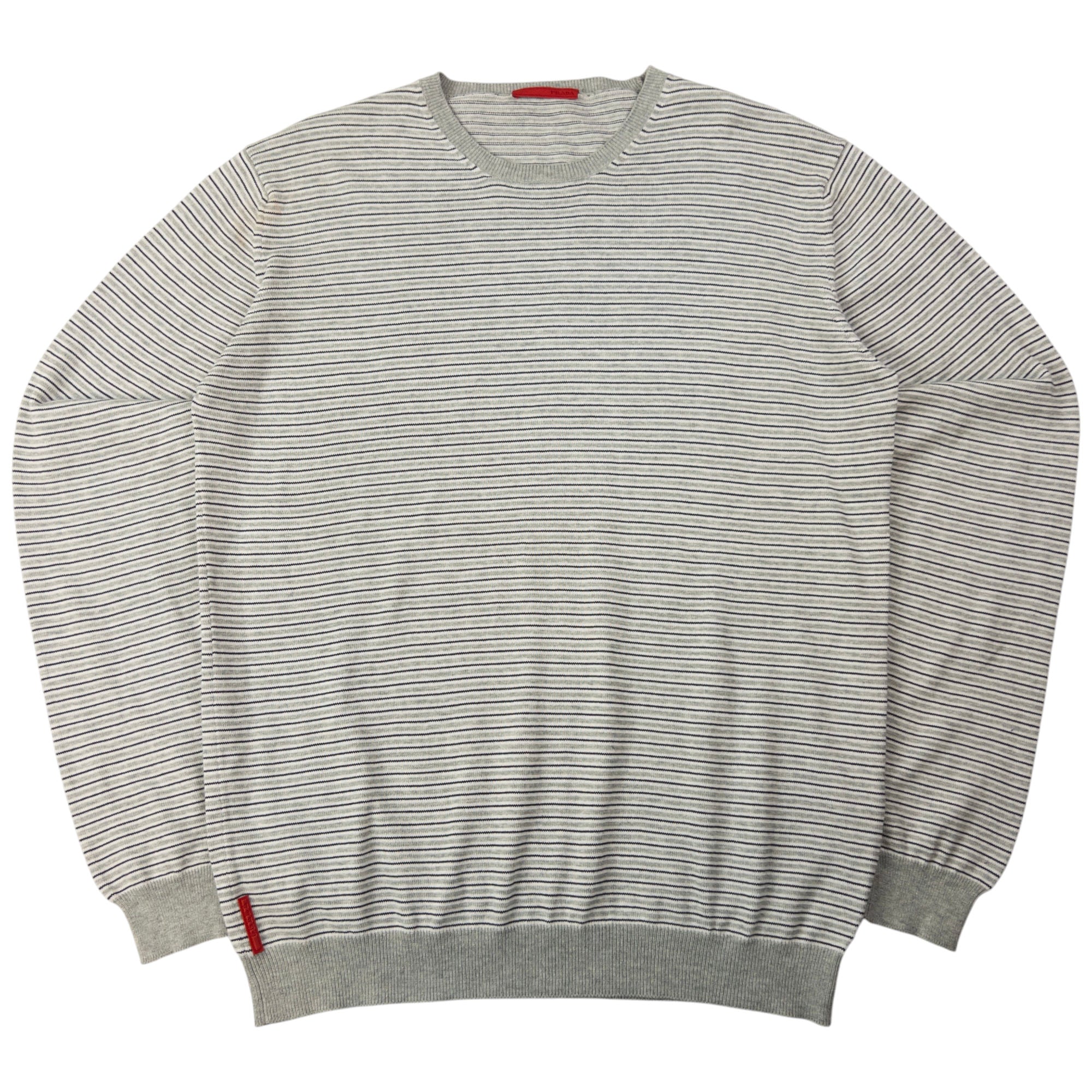 Vintage Prada Sport Striped Jumper Size M