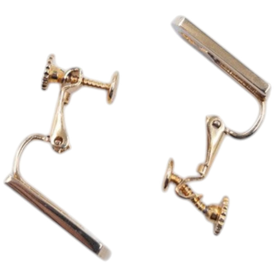Vintage Dior Tag Clip-On Earrings