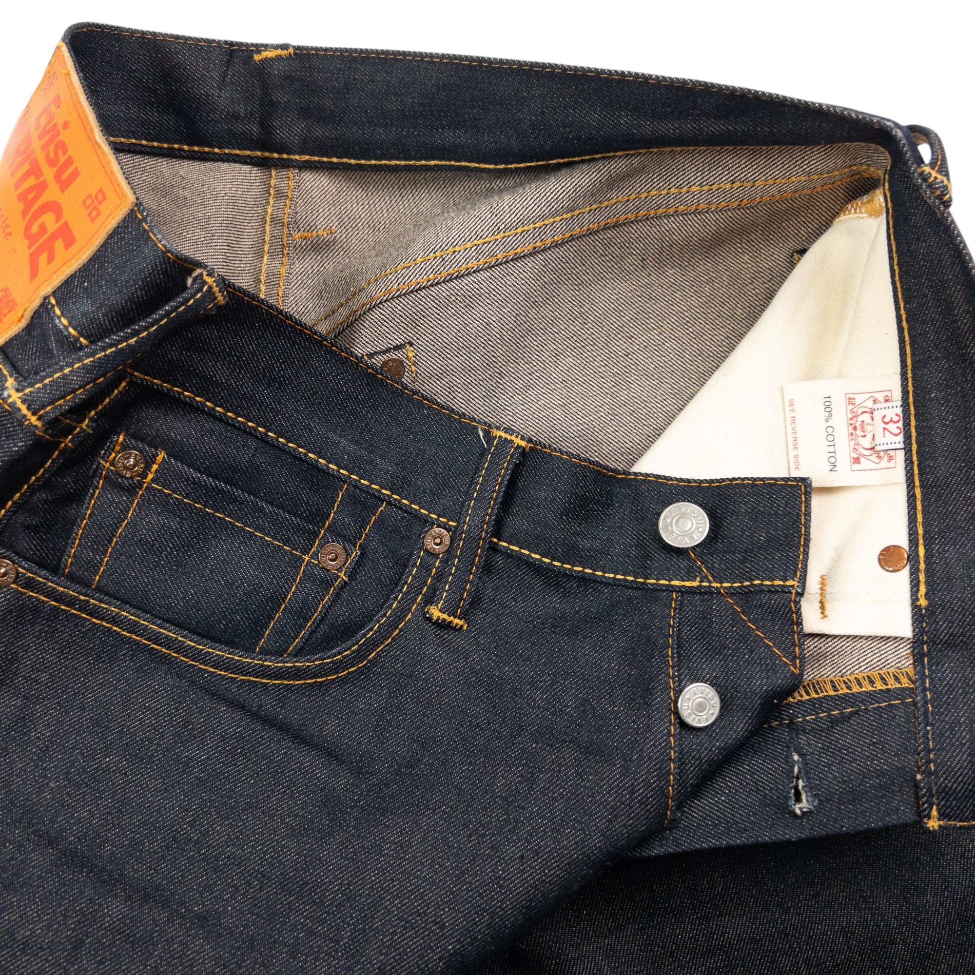 Vintage Evisu Dot Daicock Japanese Denim Jeans Size W32