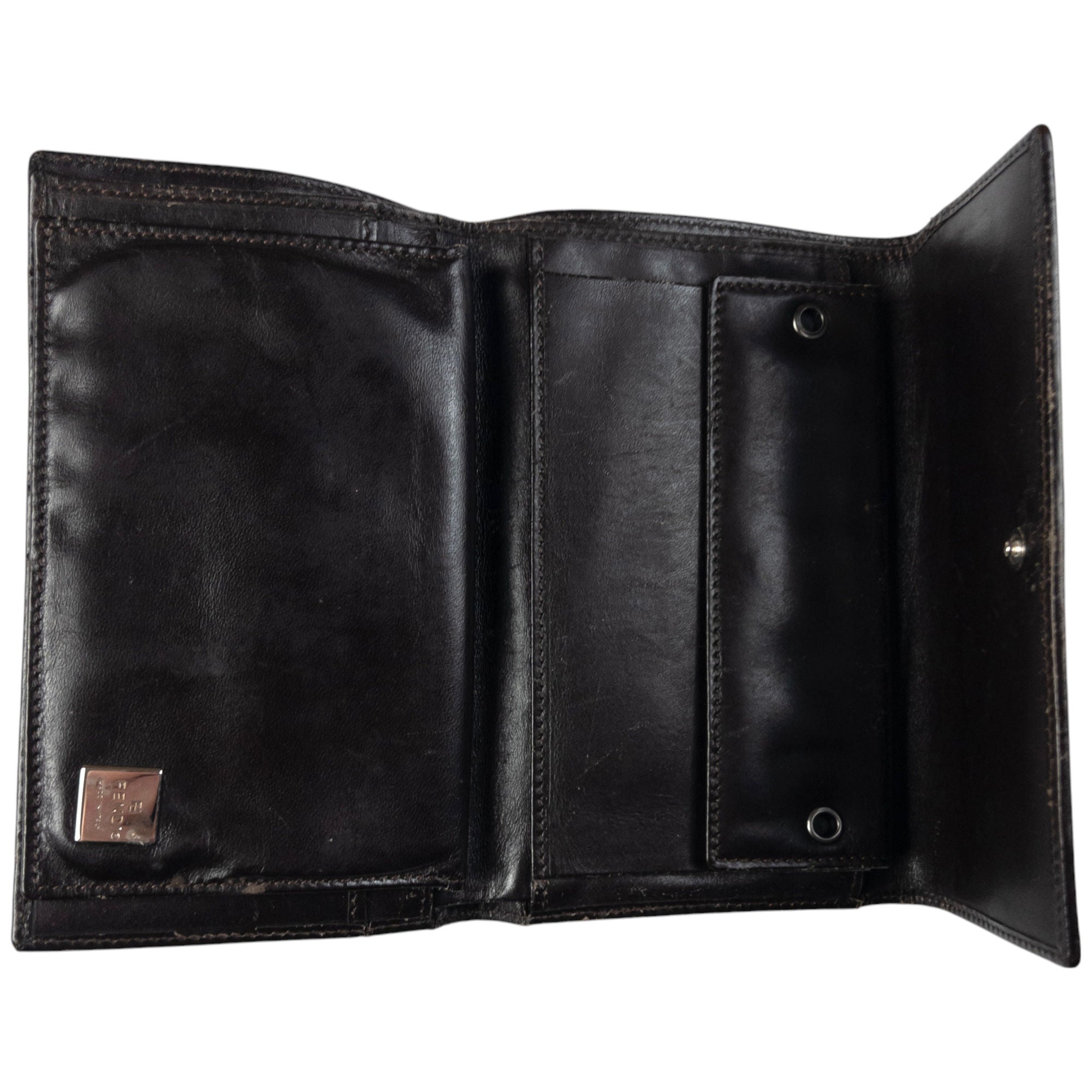 Vintage Fendi Monogram Tri-Fold Wallet