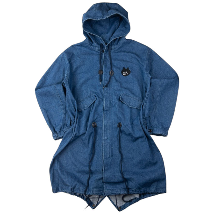 Vintage Ne-Net By Issey Miyake Zip Up Denim Jacket Size L