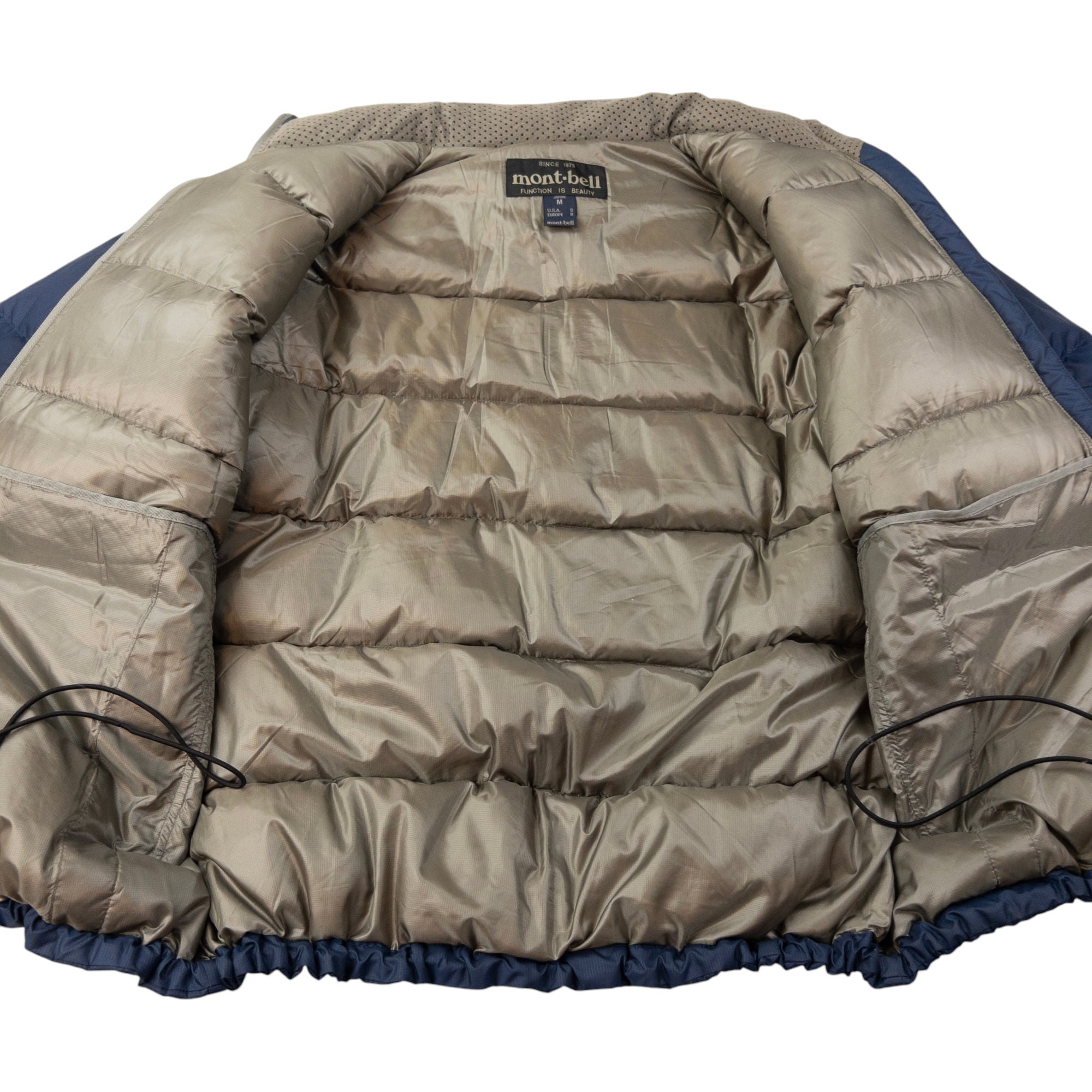 Vintage Montbell Zip Up Puffer Jacket Size S