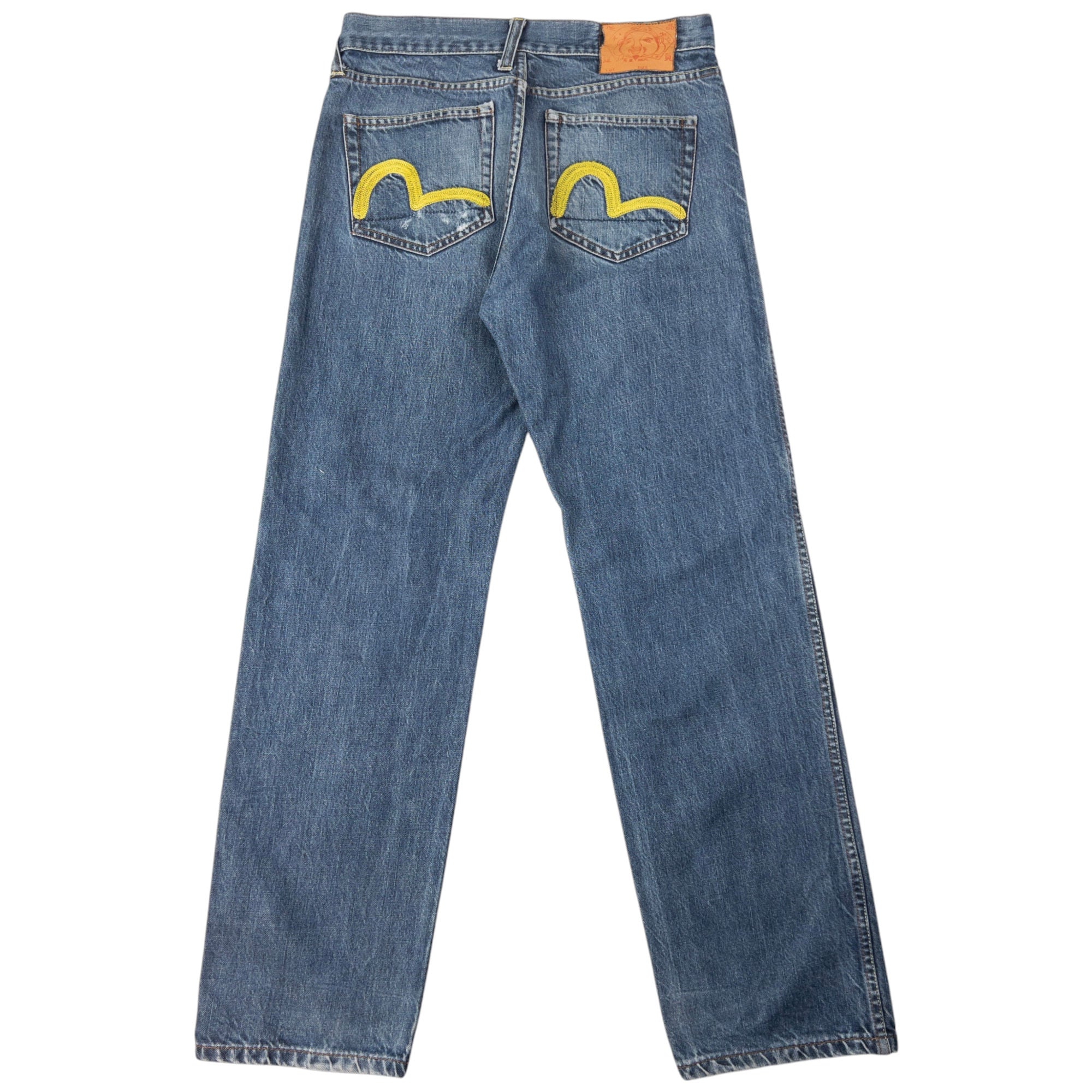 Vintage Evisu Double Gull Embroidered Japanese Denim Jeans Size W29