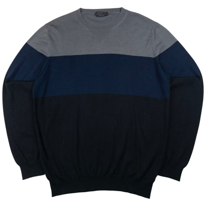 Vintage Prada Striped Jumper Size M