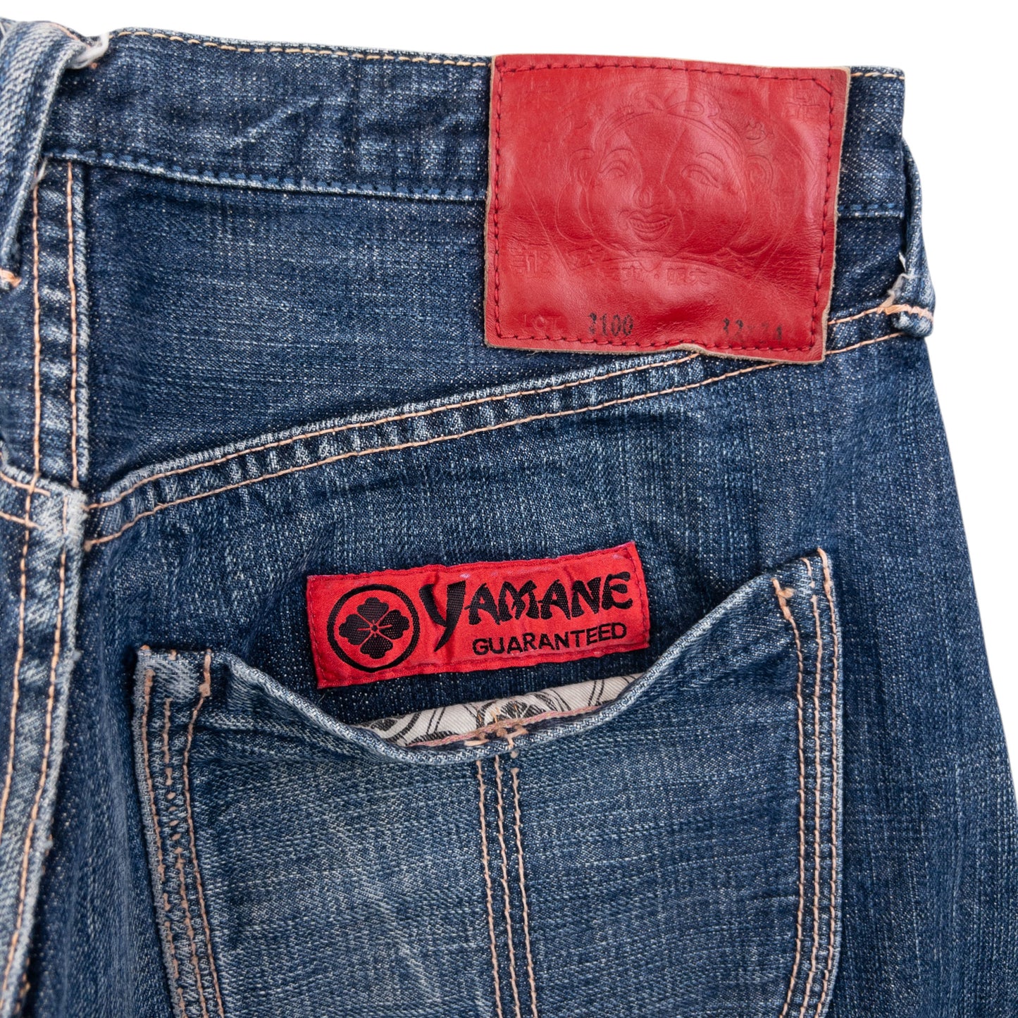 Vintage 90s Evisu Yamane Embroidered Gull Japanese Denim Jeans Size W29