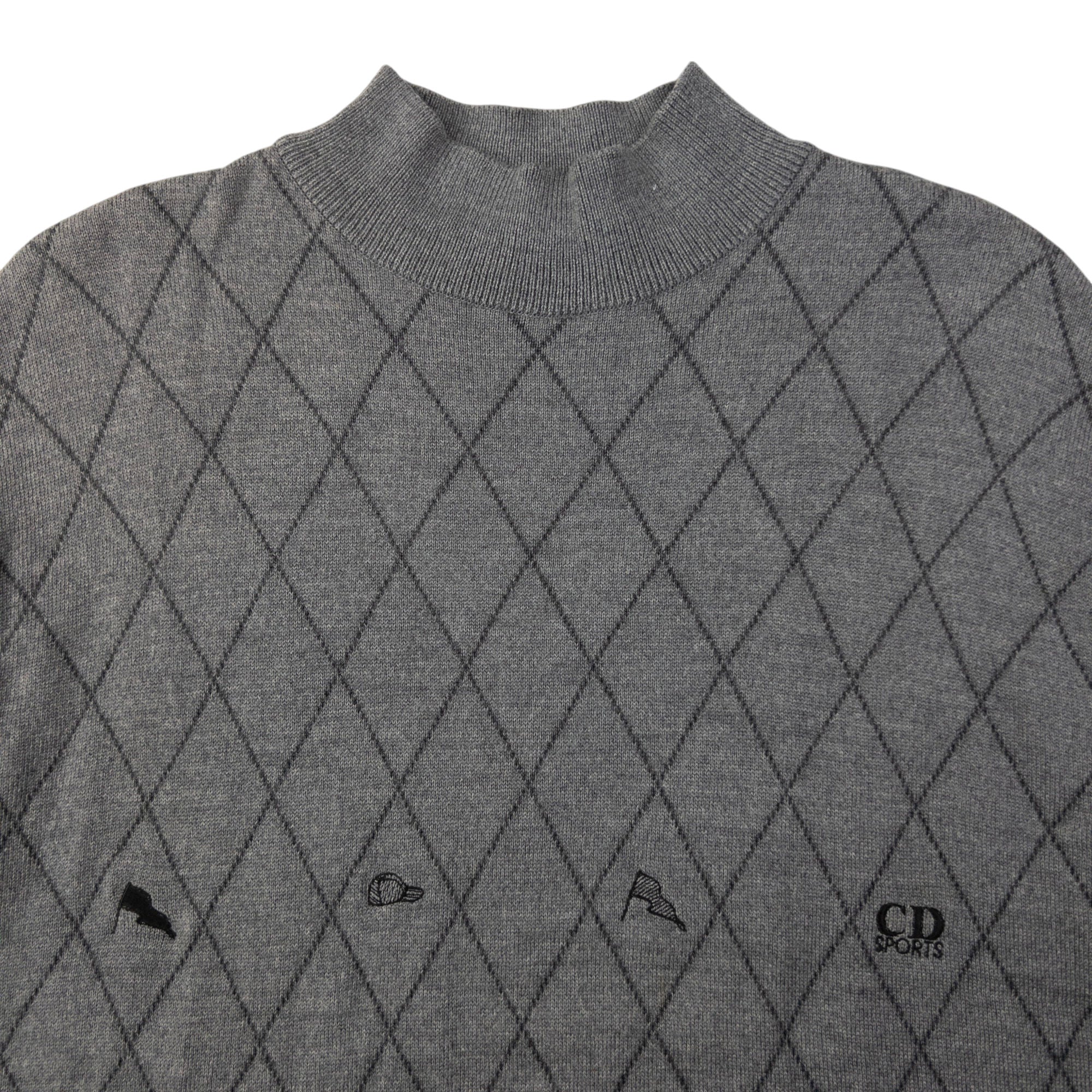 Vintage Dior Sports Embroidered Jumper Size M