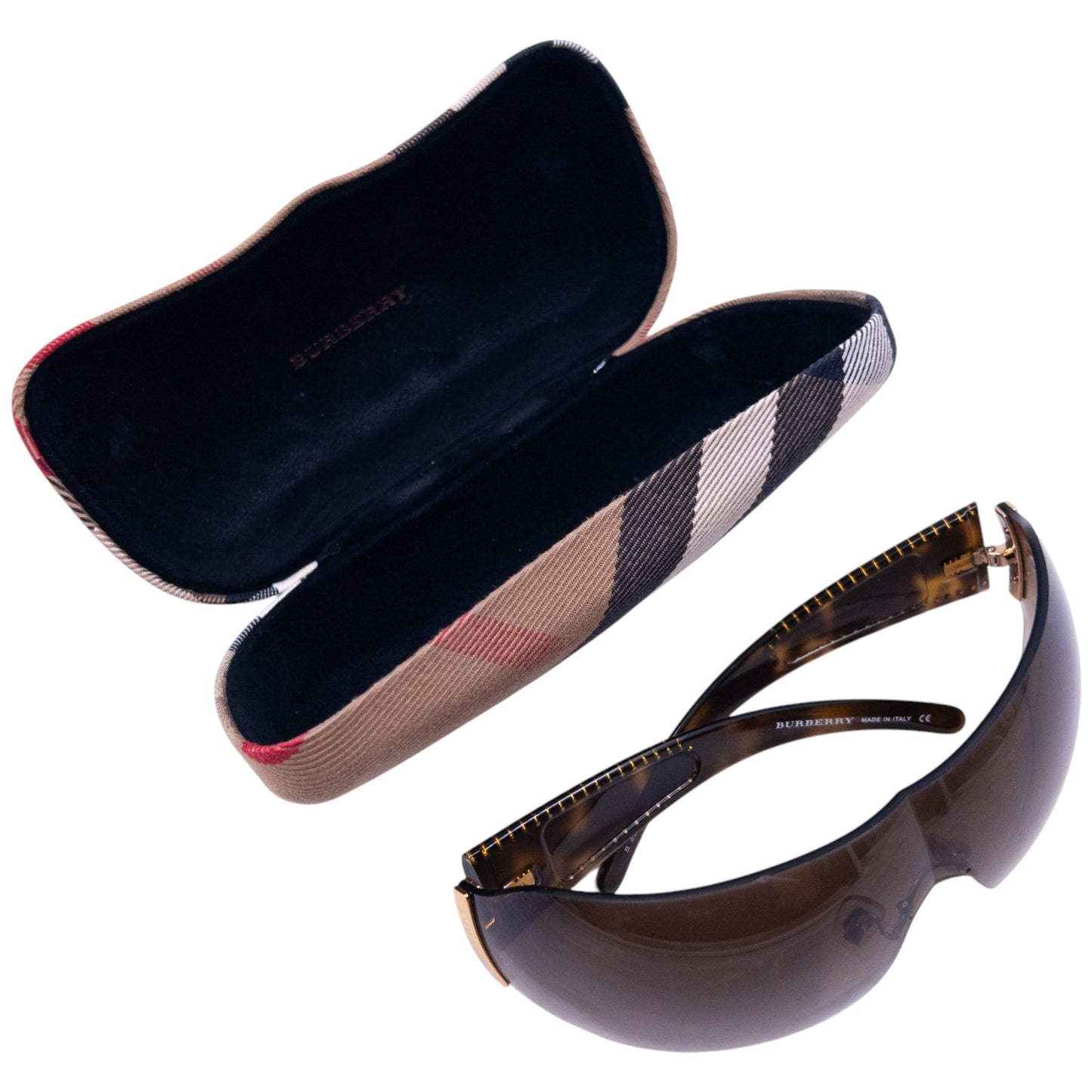 Vintage Burberry Tortoise Shell Sunglasses