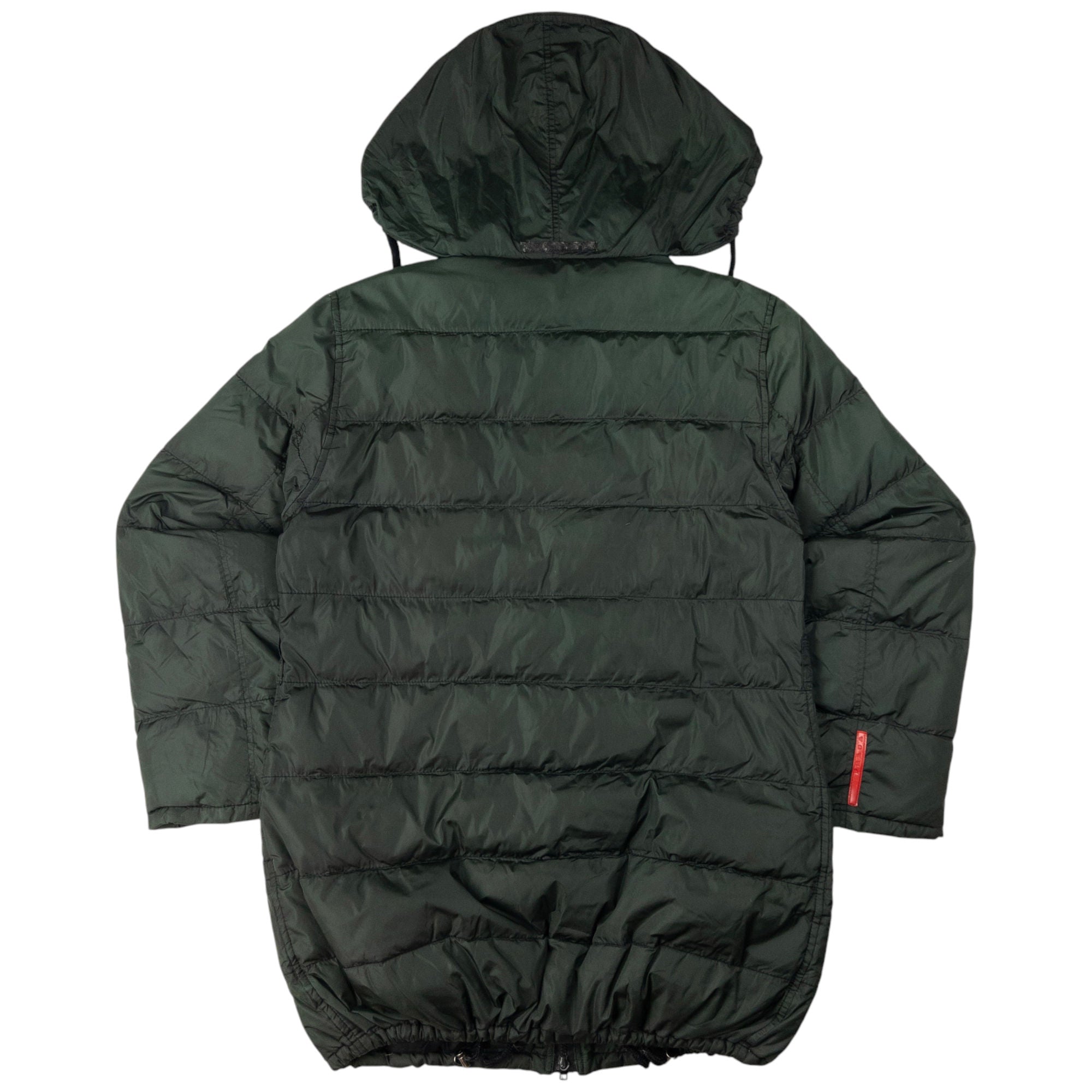 Vintage Prada Sport Zip Up Puffer Rain Jacket Size L
