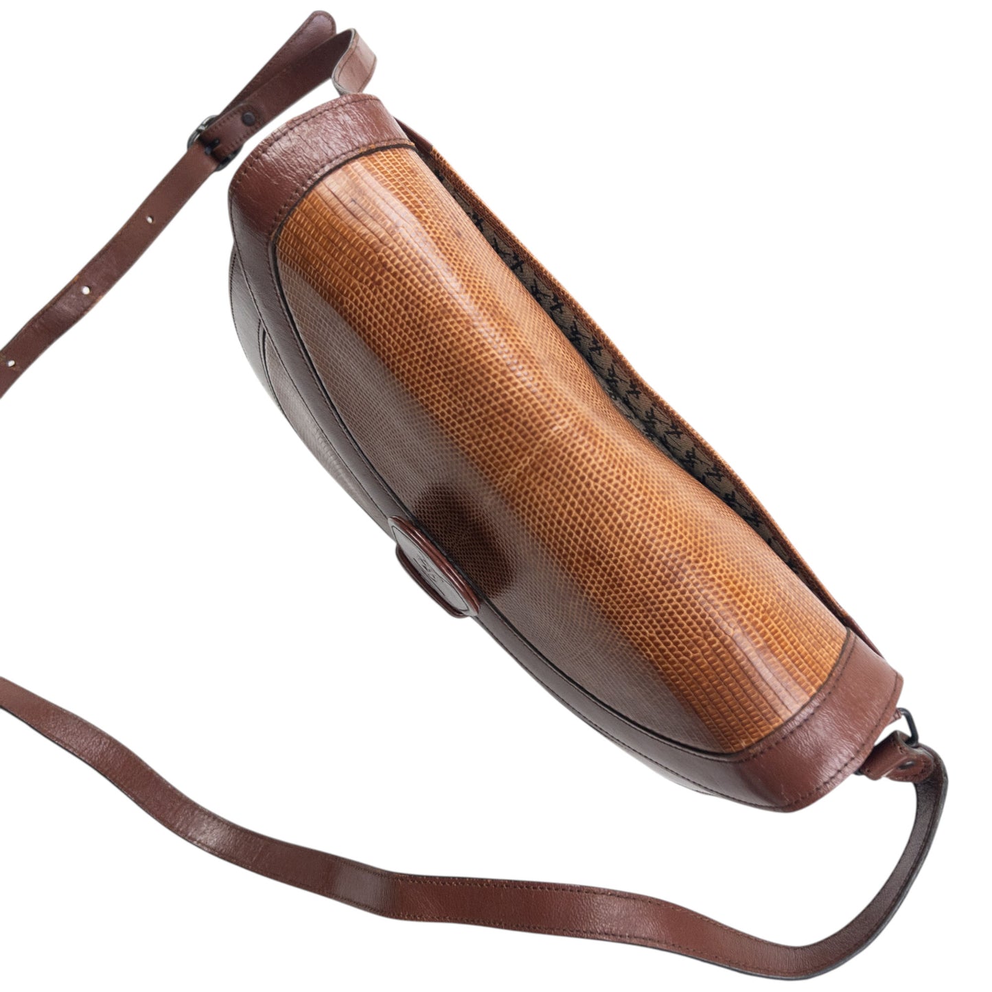 Vintage 80s YSL Yves Saint Laurent Leather Snakeskin Crossbody Bag