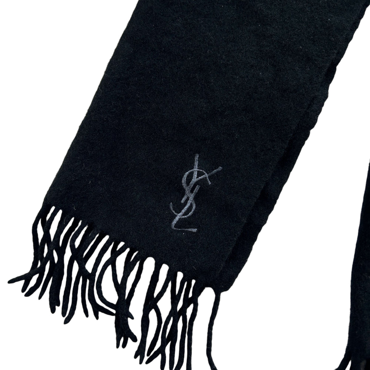 Vintage YSL Yves Saint Laurent Pure Wool Scarf