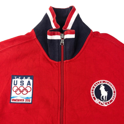 Vintage Polo Ralph Lauren USA 2010 Olympics Zip Up Sweatshirt Size S