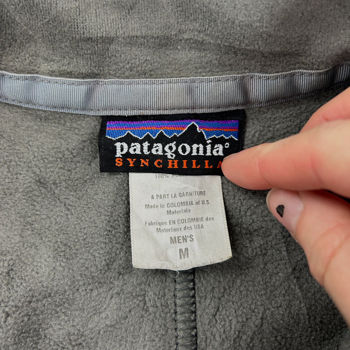 Vintage Patagonia Synchilla Fleece Jacket Size M
