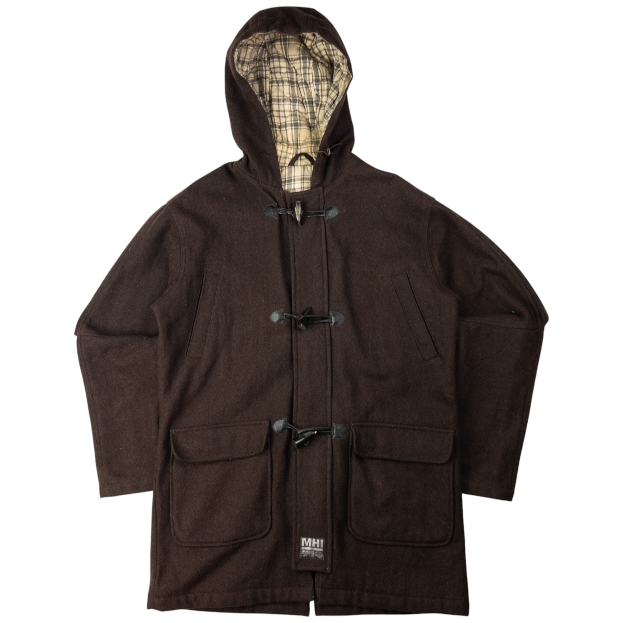 Vintage Maharishi Wool Duffel Coat Size XL