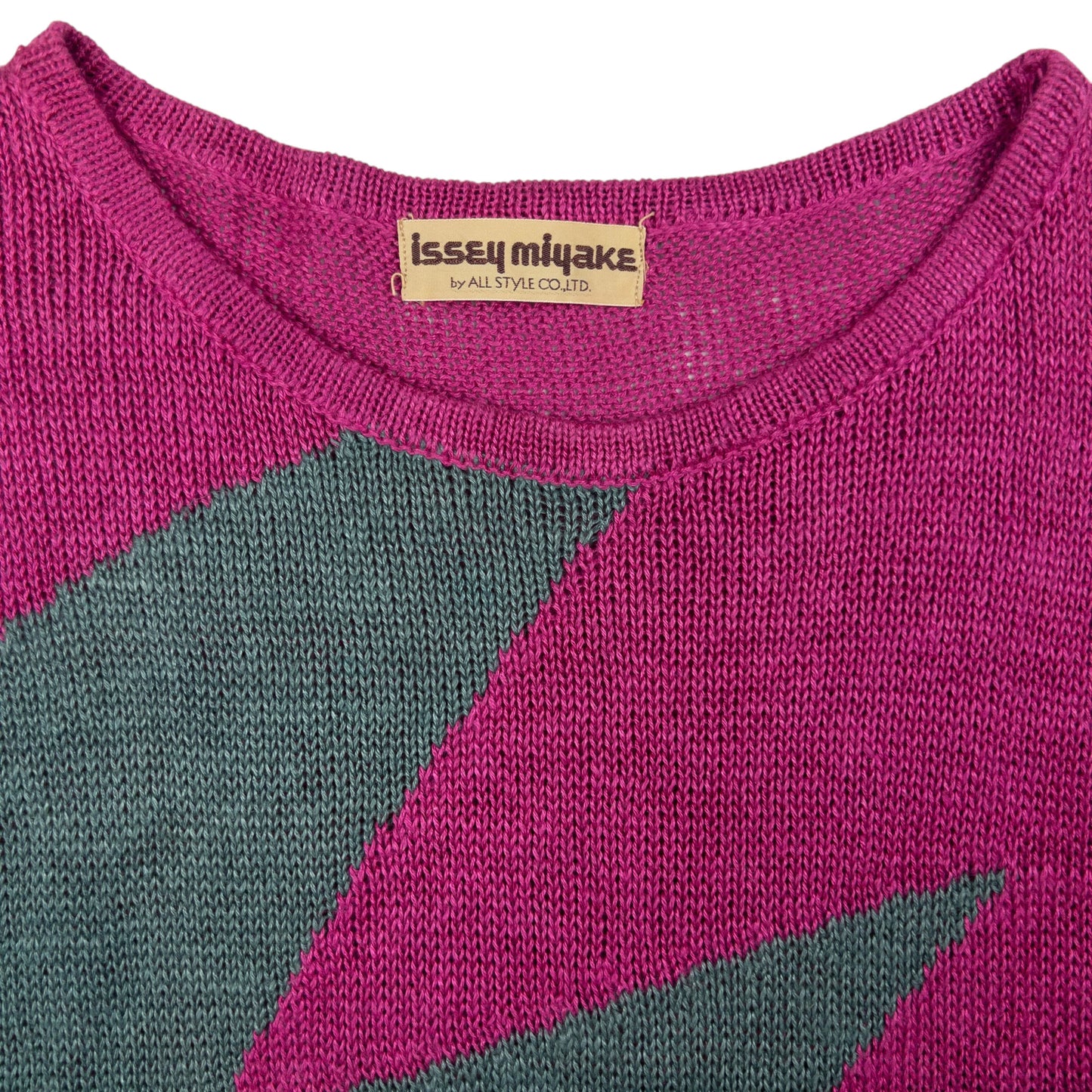 Vintage Issey Miyake Knit Top Womens Size L