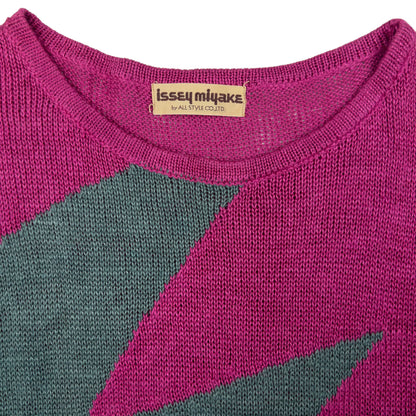 Vintage Issey Miyake Knit Top Womens Size L