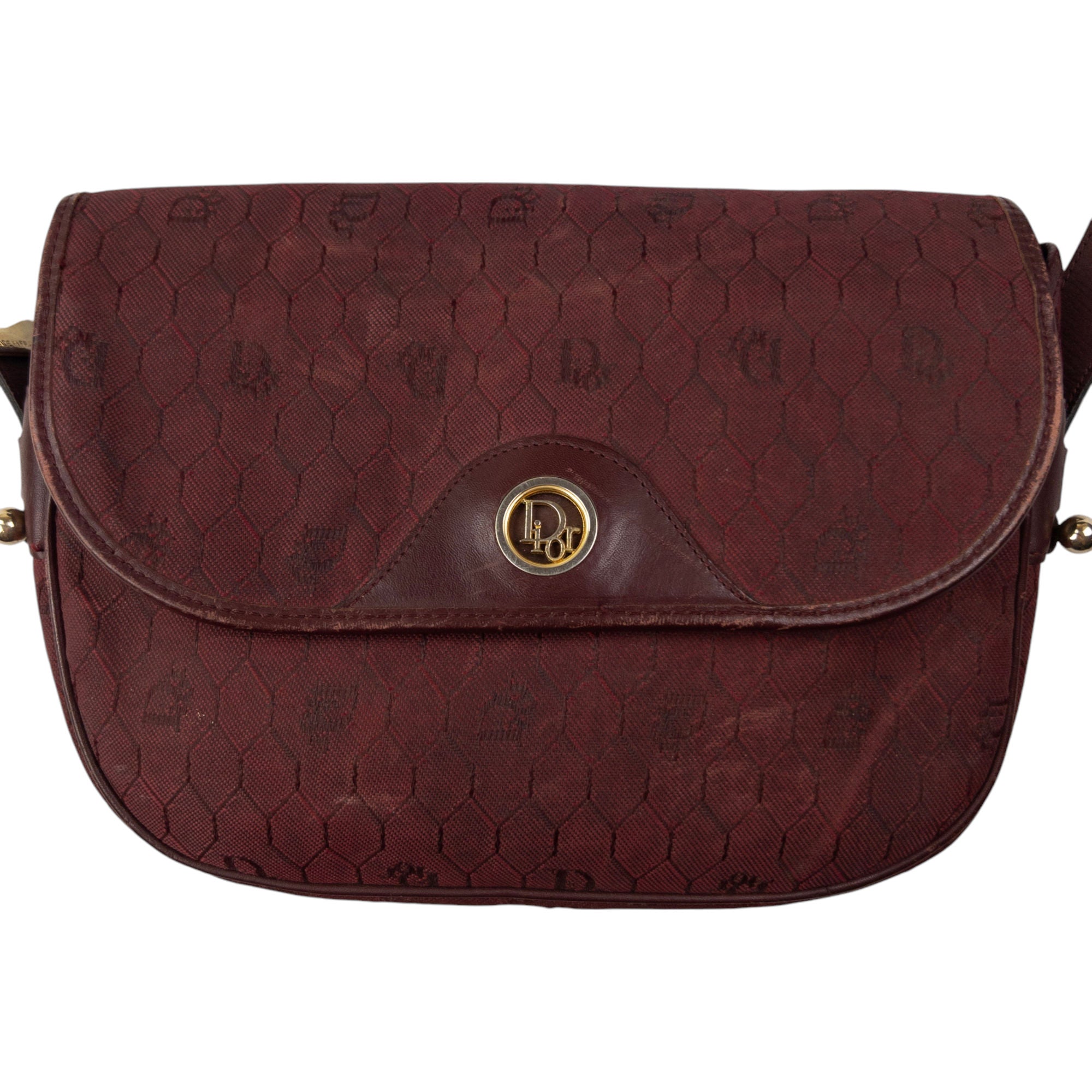 Vintage Dior Monogram Crossbody Bag