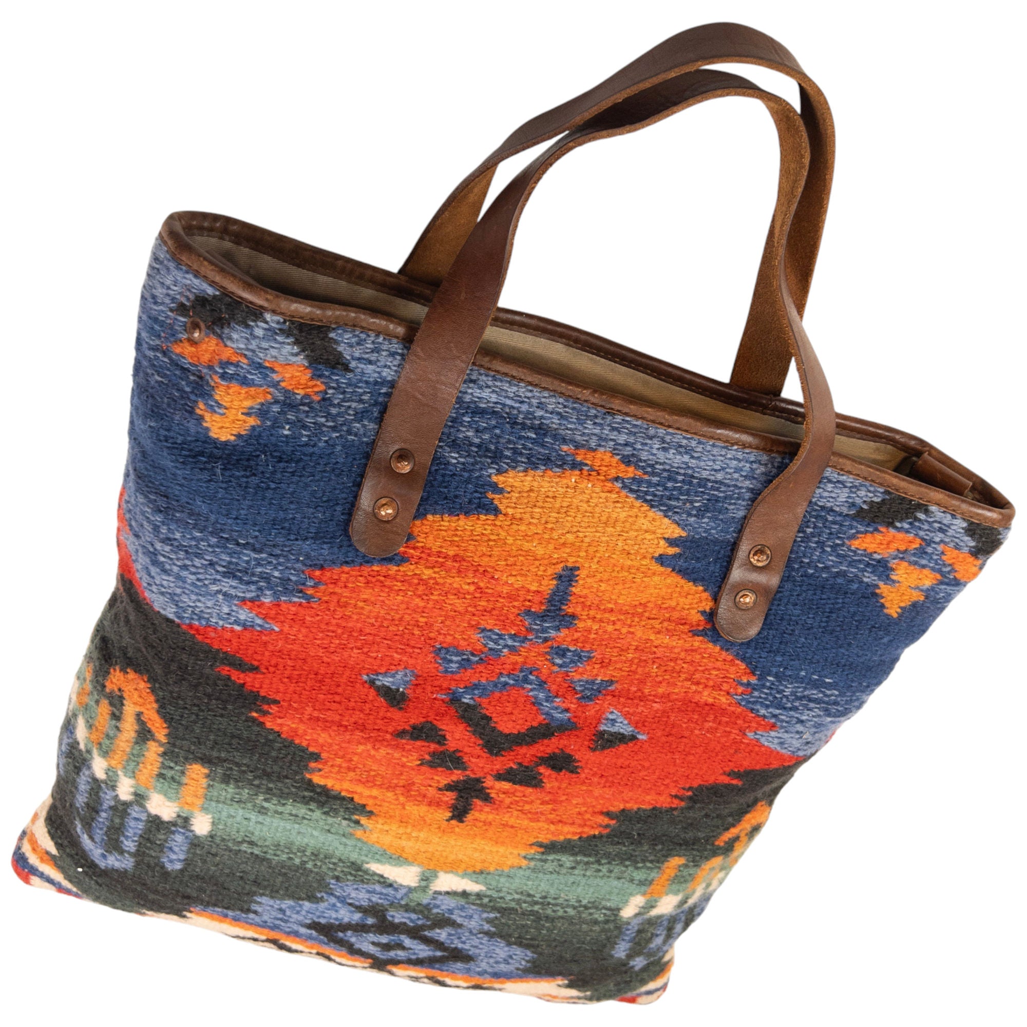 Vintage Ralph Lauren Aztec Tote Shoulder Bag