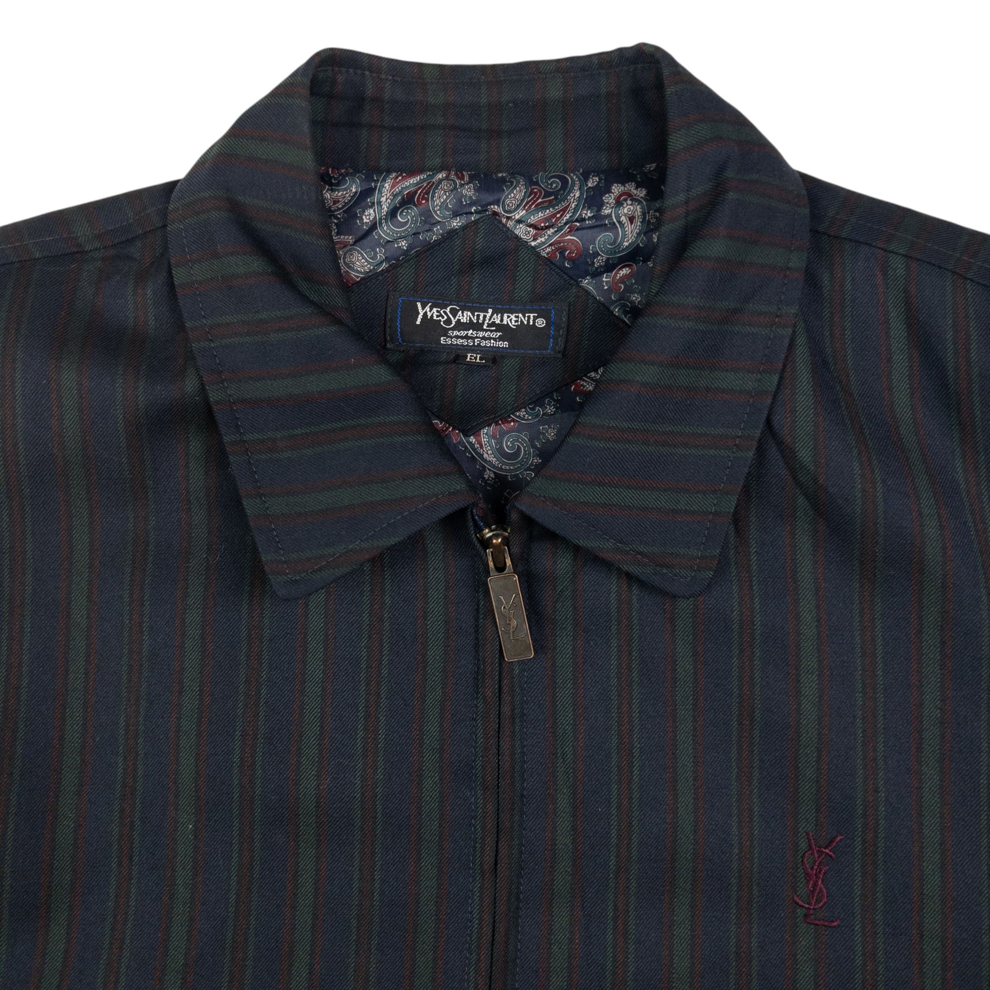 Vintage YSL Yves Saint Laurent Harrington Jacket Size L