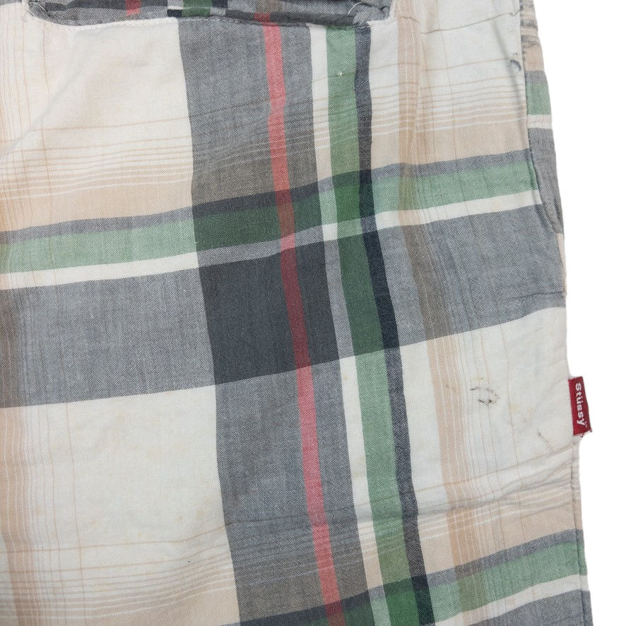 Vintage Stussy Checked Shorts Size W34