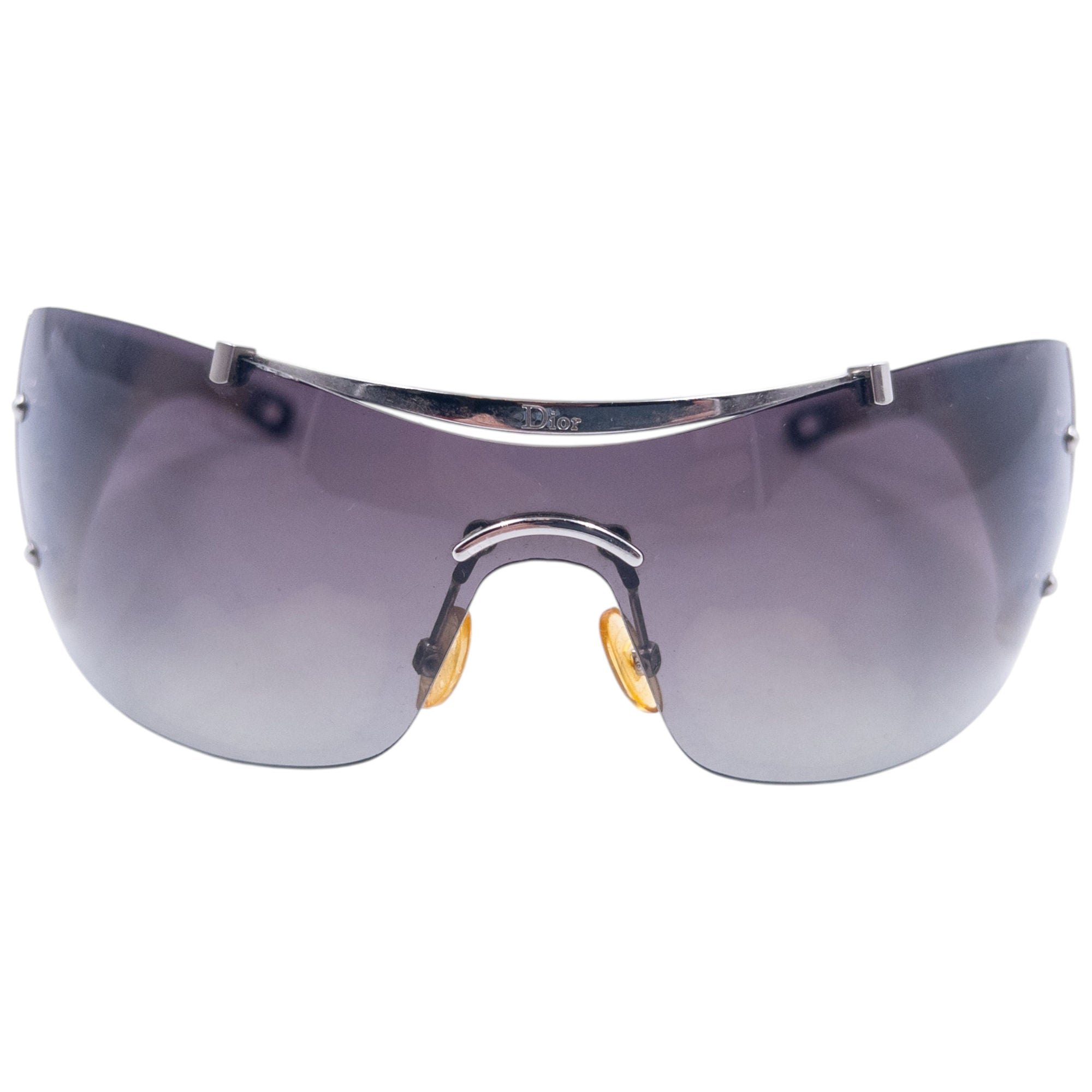 Vintage Dior Rimless Visor Sunglasses