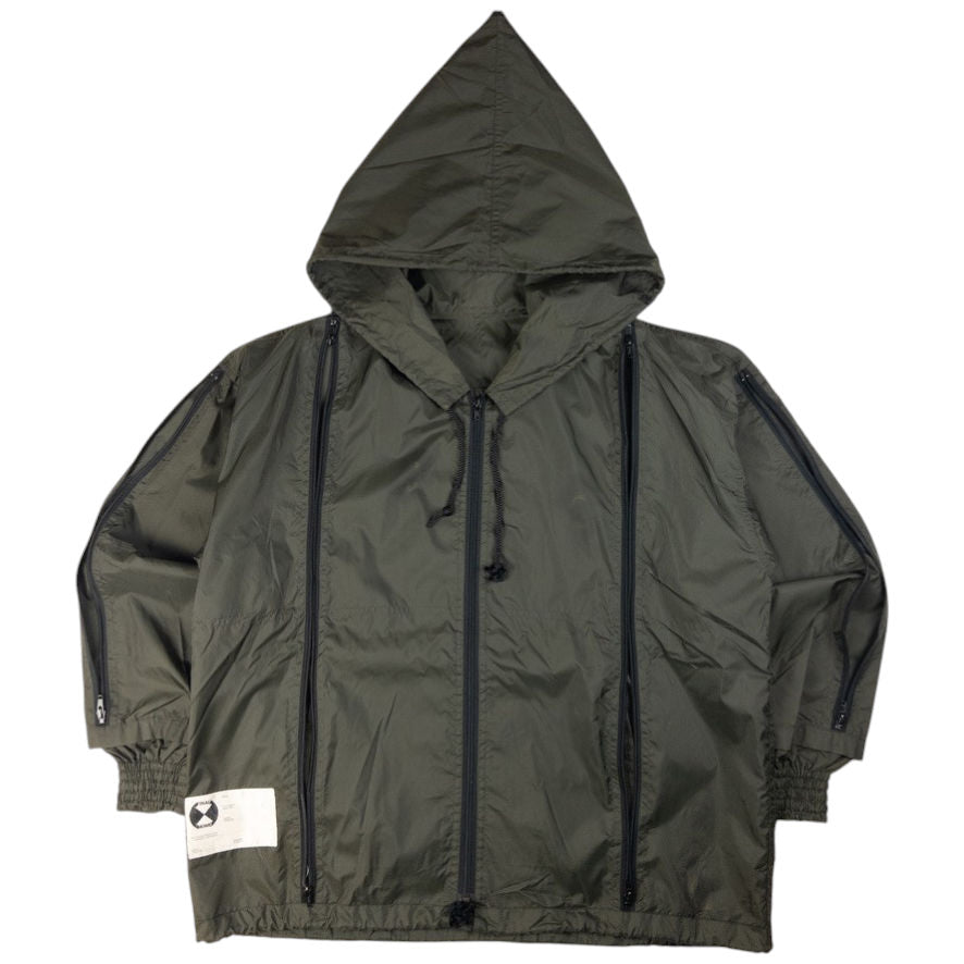 Vintage Final Home Multi Zip Hooded Jacket Size XL