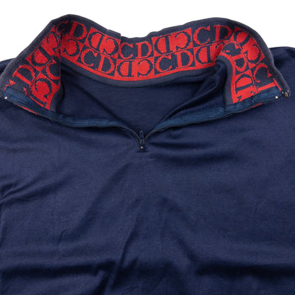 Vintage Dior Sports Monogram Long Sleeve Turtleneck Top Womens Size L
