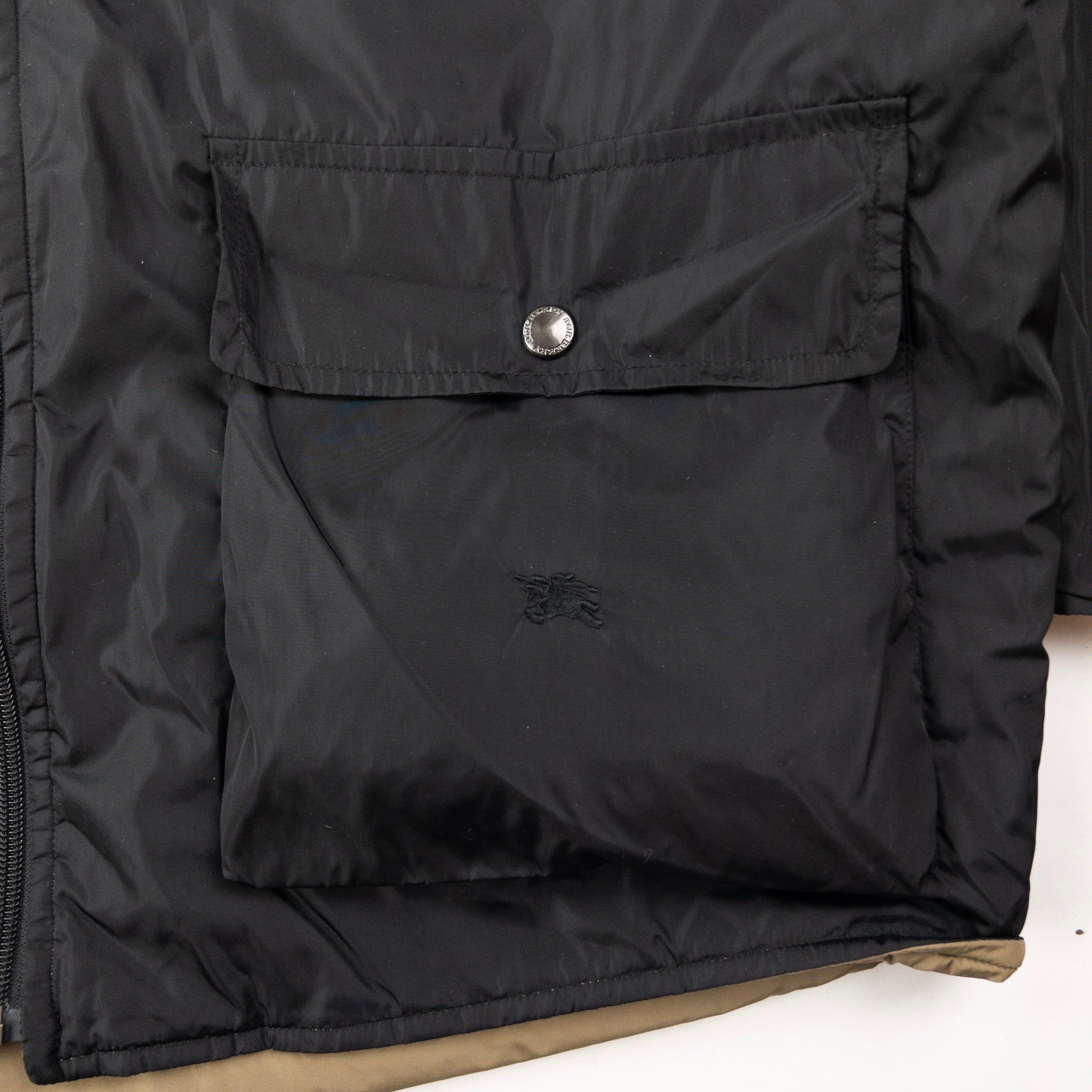 Vintage Burberry Reversible Padded Jacket Size XL