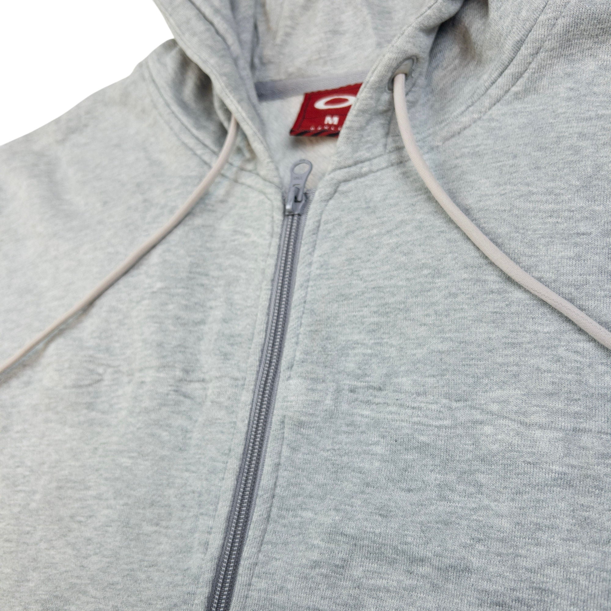 Vintage Oakley Embossed Zip Up Hoodie Size M