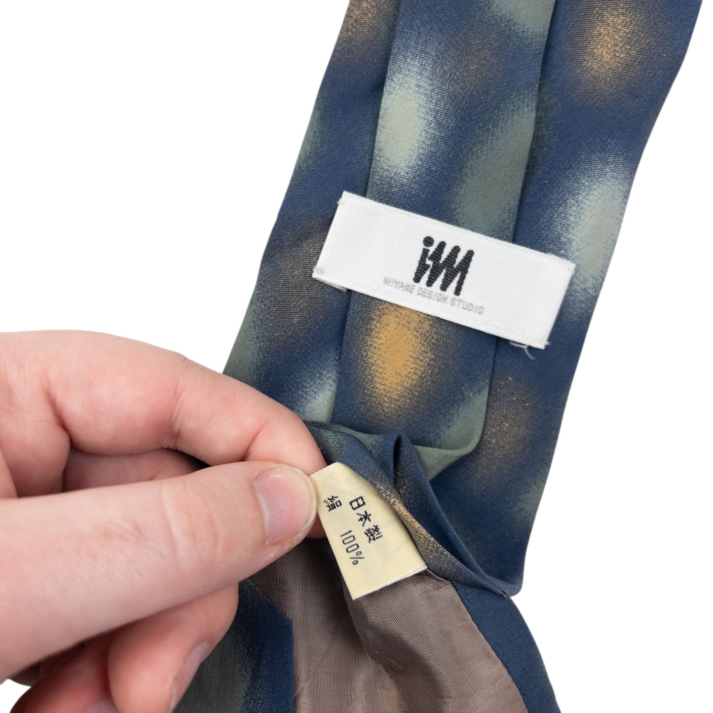 Vintage Issey Miyake Pattern Silk Tie