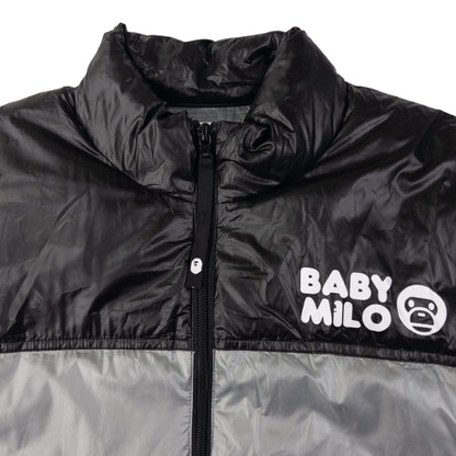 Vintage Bape Baby Milo Zip Up Puffer Jacket Size M