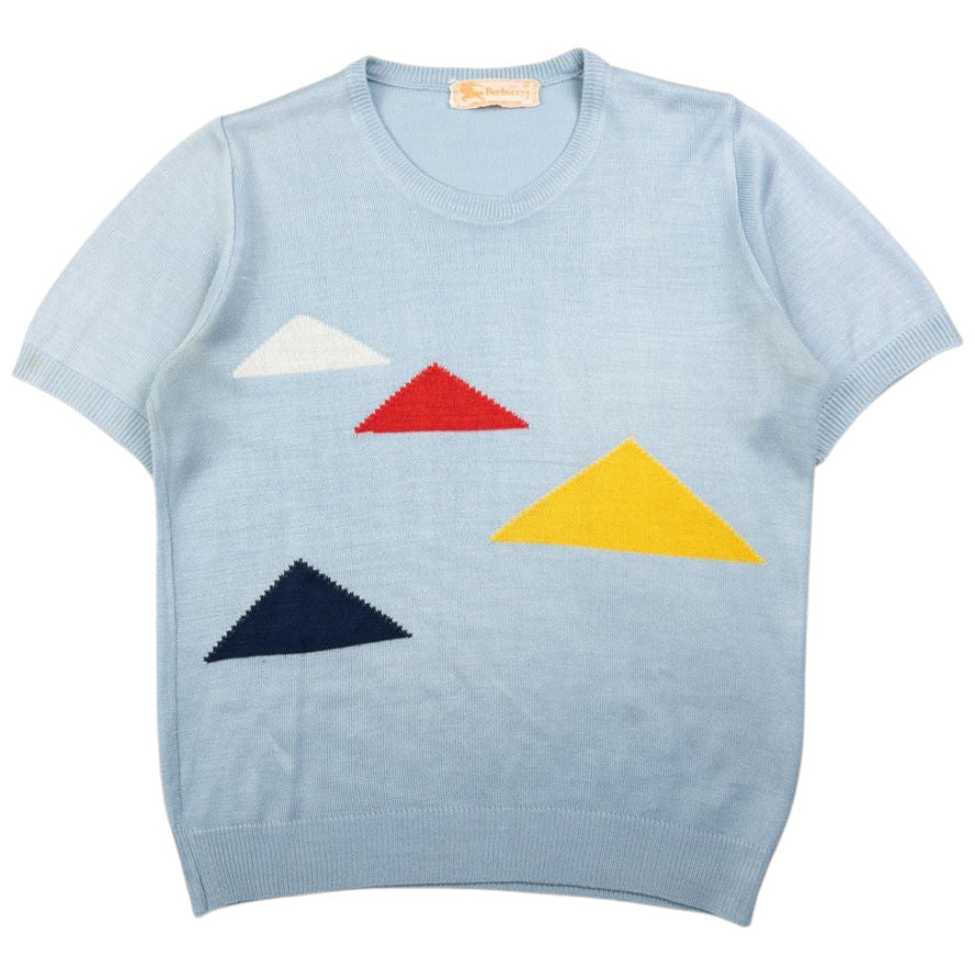 Vintage Burberry Knit T Shirt Womens Size M