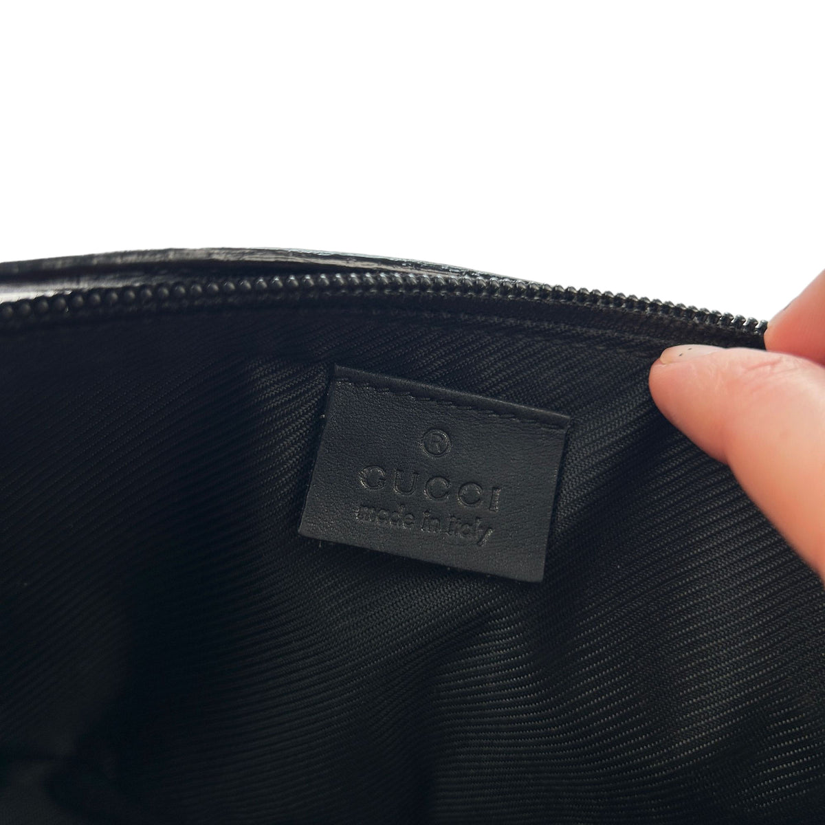 Vintage Gucci Monogram Pochette Shoulder Bag