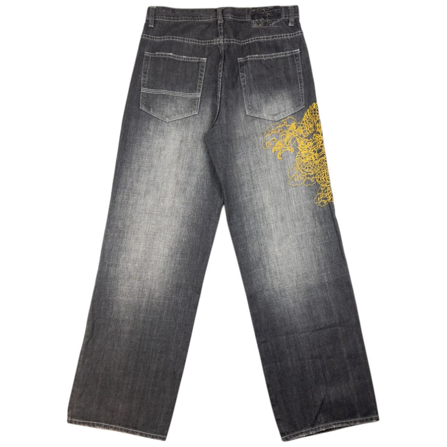Vintage G-Unit Embroidered Dragon Denim Jeans Size W32