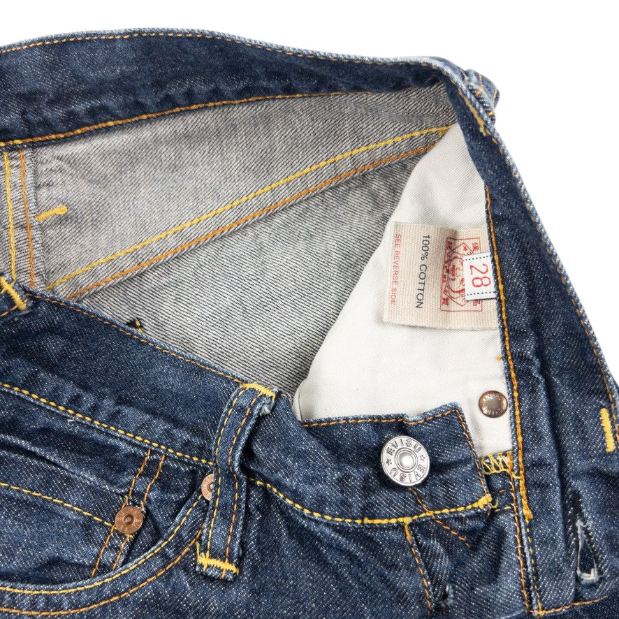 Vintage Evisu Double Gull Embroidered Japanese Denim Jeans Size W26